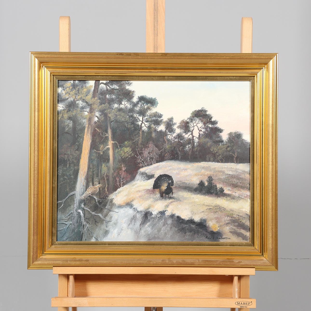 ARVID ANDERSSON. OIL ON CANVAS, signed.