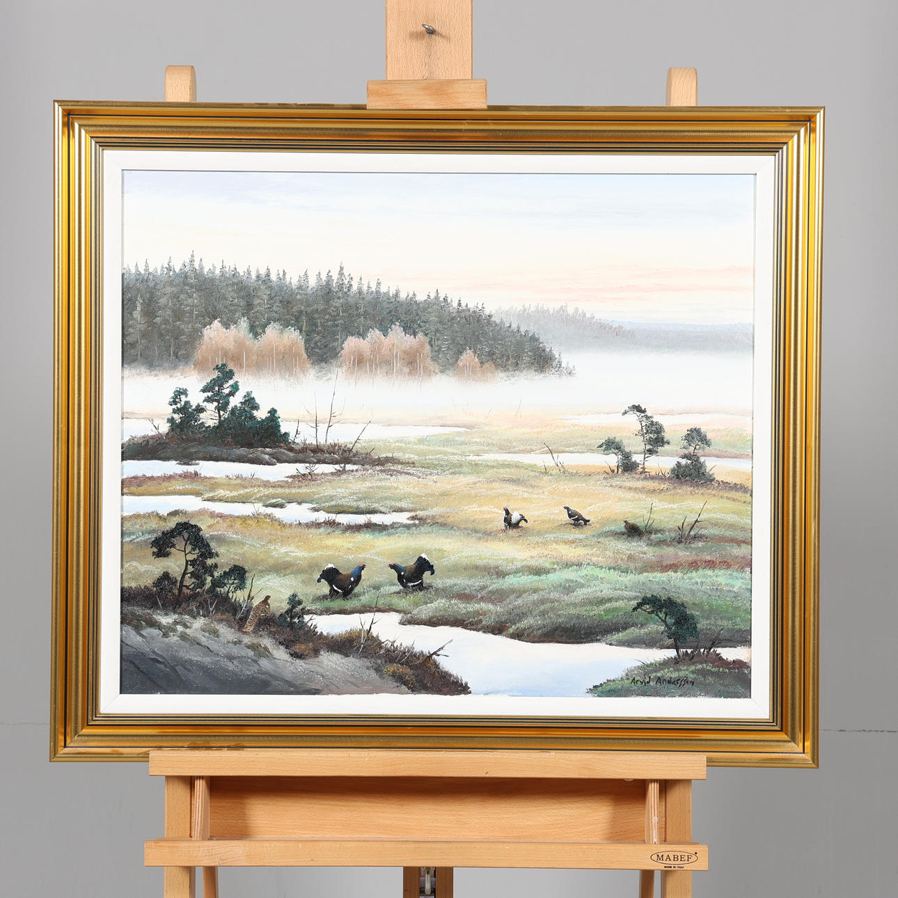 ARVID ANDERSSON. OIL ON CANVAS, signed.