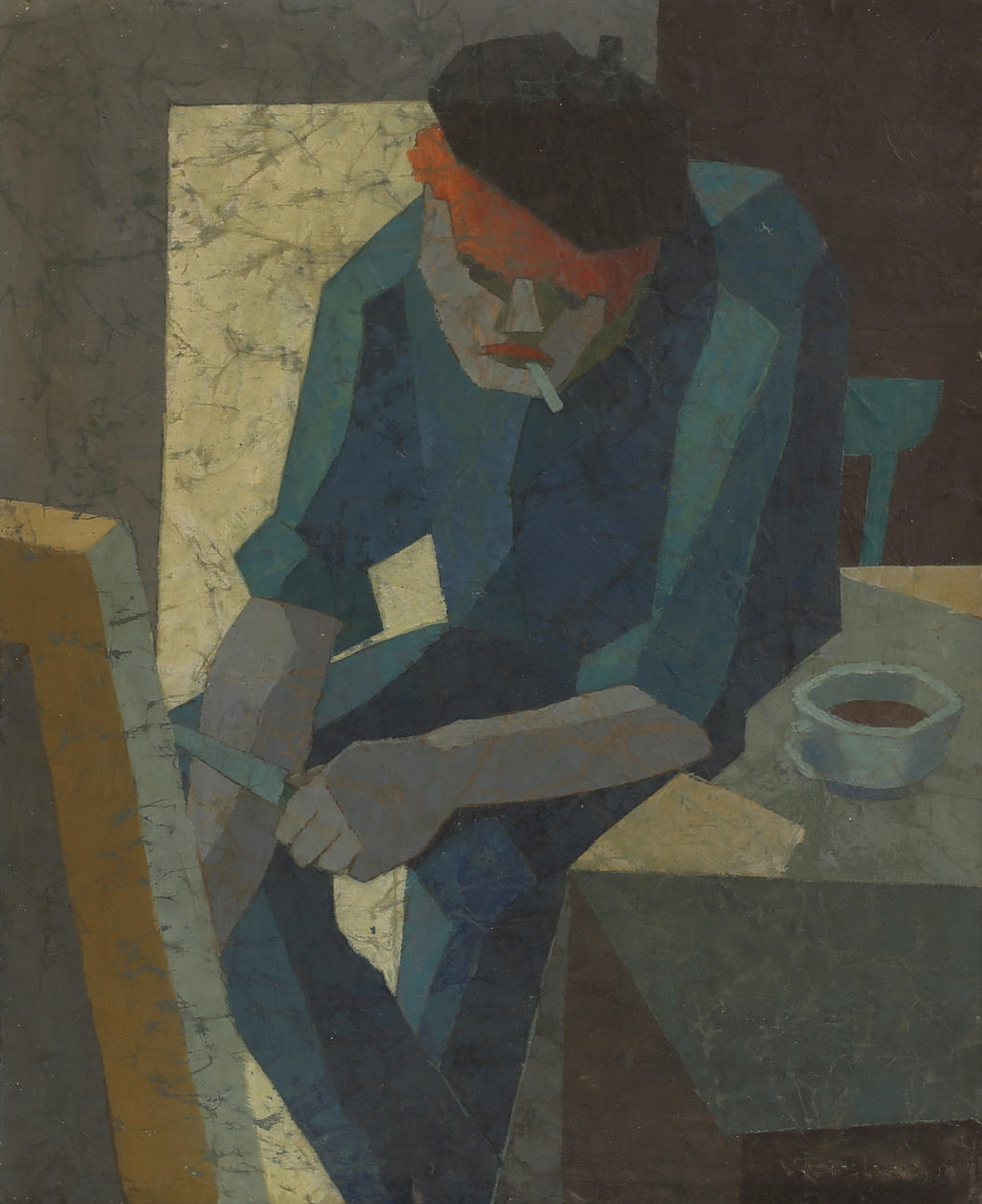 VIKING FORSBERG. Oil on panel, signed.