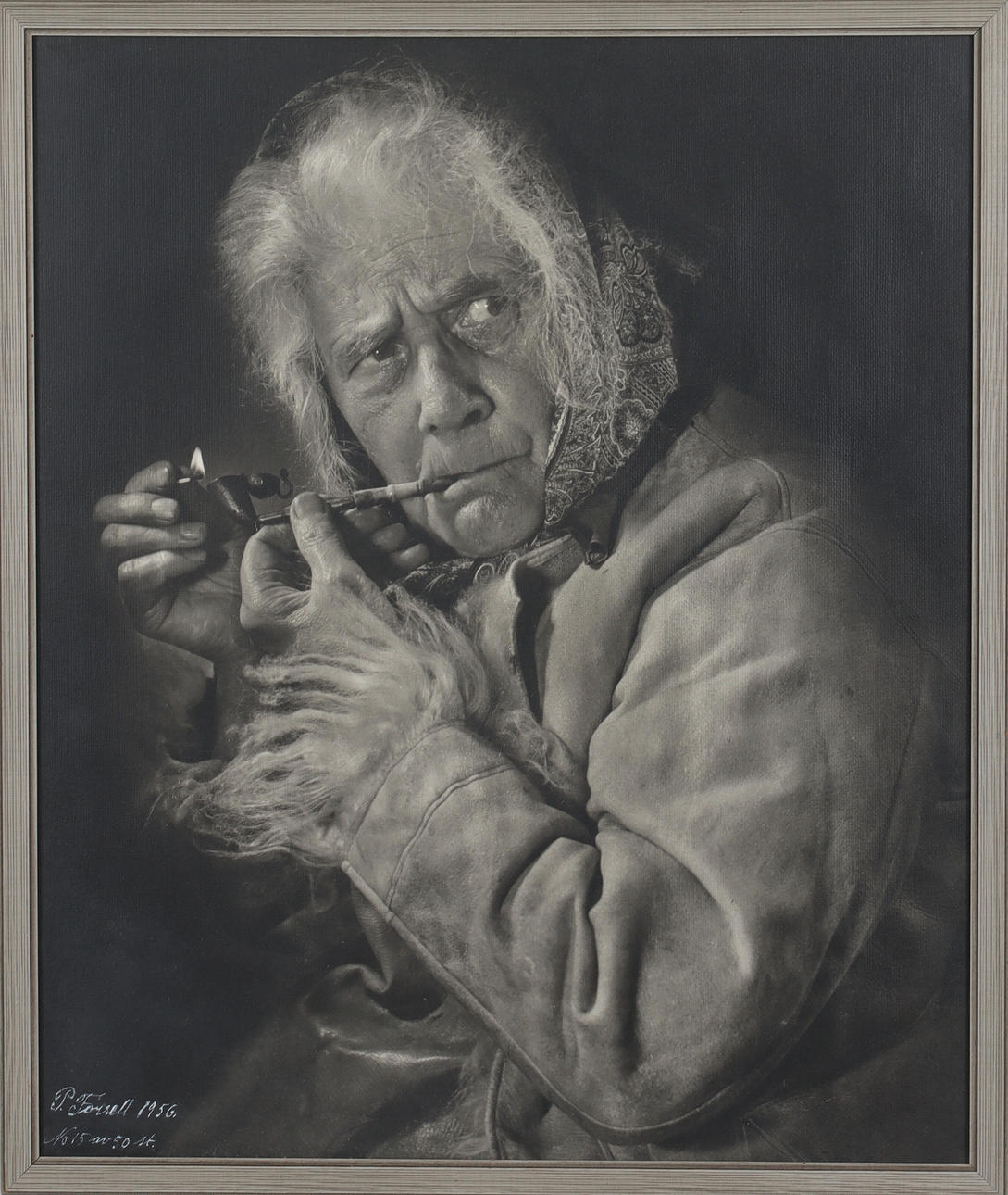 PER FORSELL. "Tenn-Marit", fotografi, signerad och märkt 15 av 50, daterad 1956.