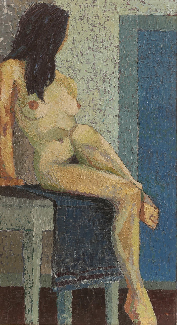 VIKING FORSBERG. Oil on panel, signed.