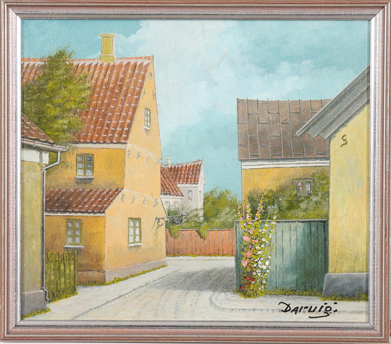 OIDENTIFIERAD KONSTNÄR. OIL ON CANVAS, signed.