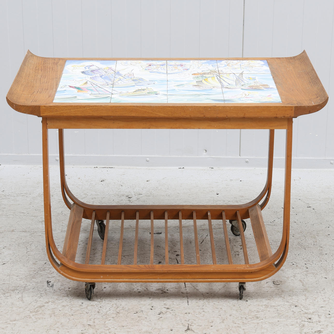 FERDINAND LUNDQUIST. Serving trolley, 1940s/50s.