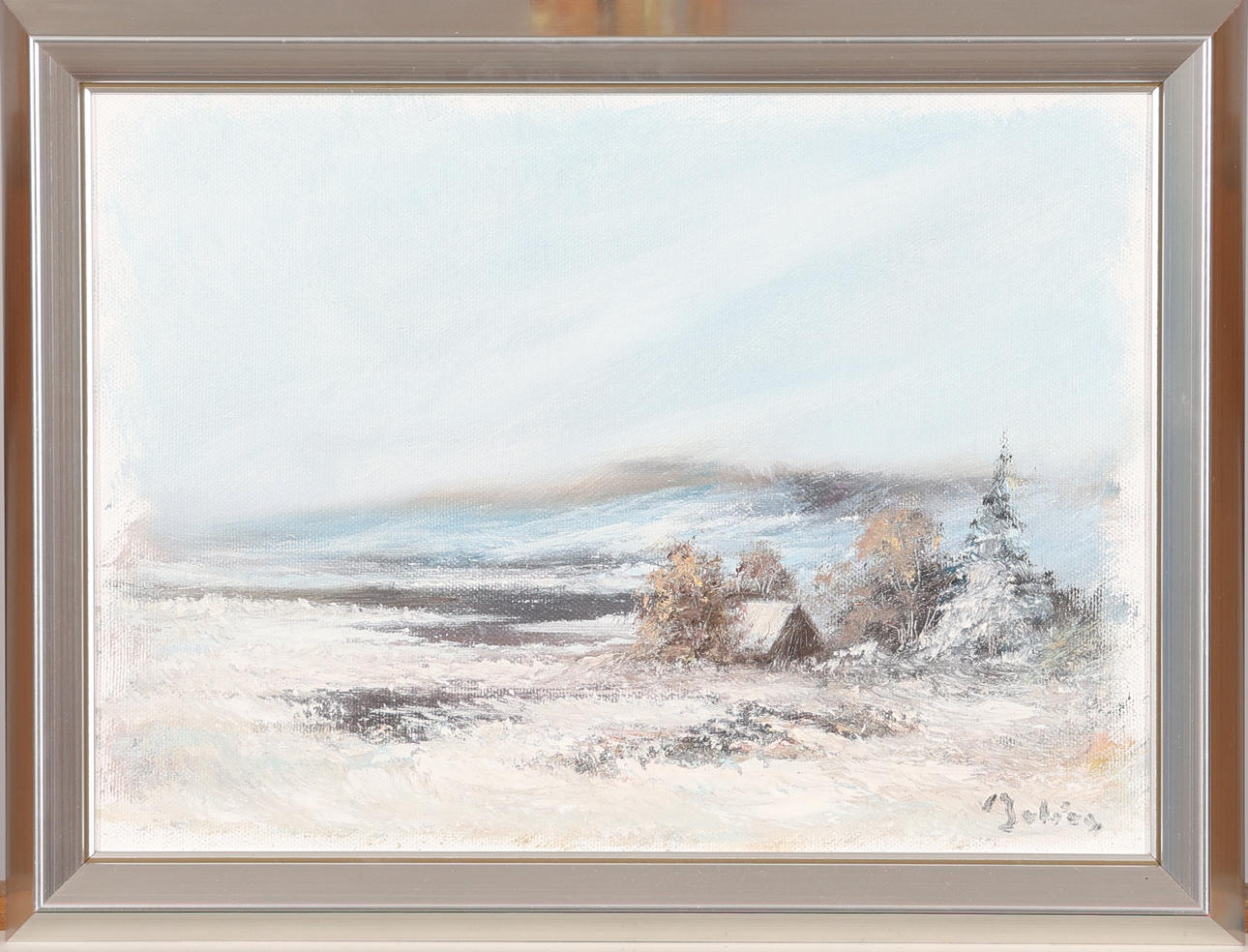 CARL JULIUS. OIL ON CANVAS, signed.