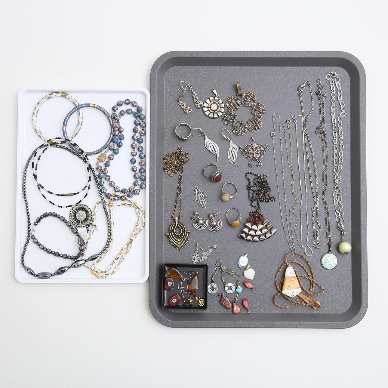 JEWELLERY, smaller lot, SILVER available.