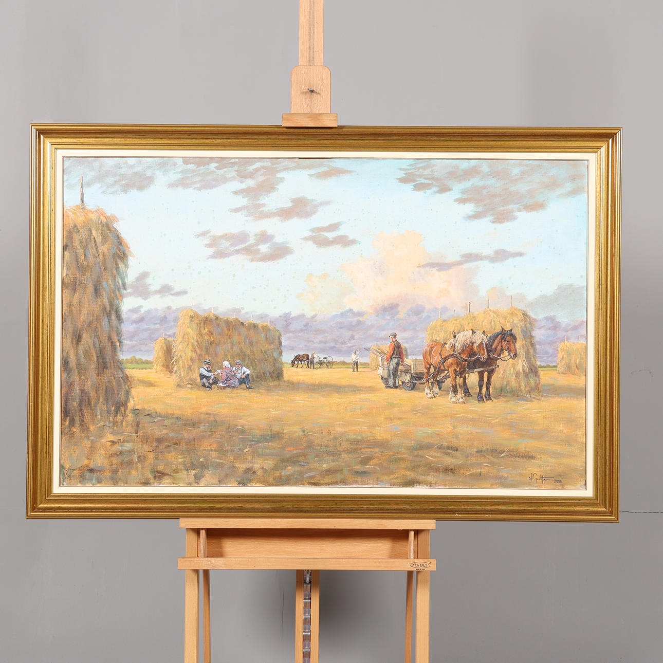 ANDERS GUSTAFSSON. OIL ON CANVAS, Signed and dated 2000.