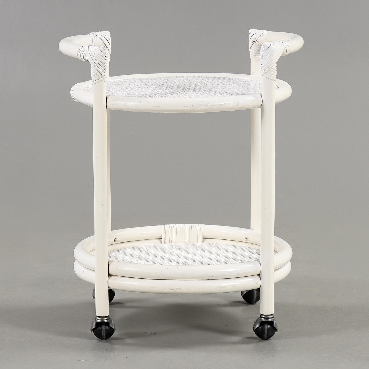 RULLBORD Bambu och rotting, 1900-talets andra hälft.