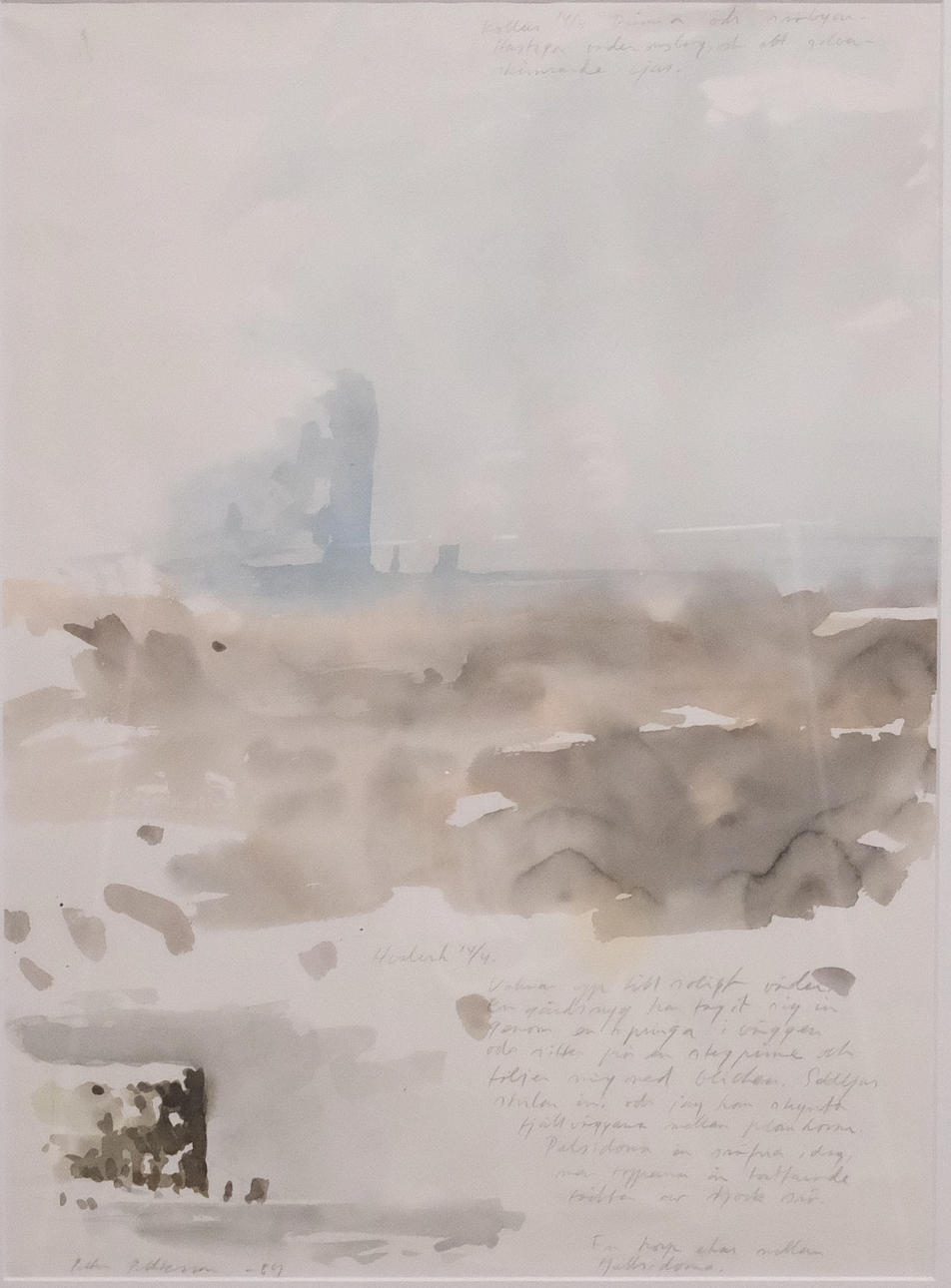 PETTER PETTERSSON. WATERCOLOR.