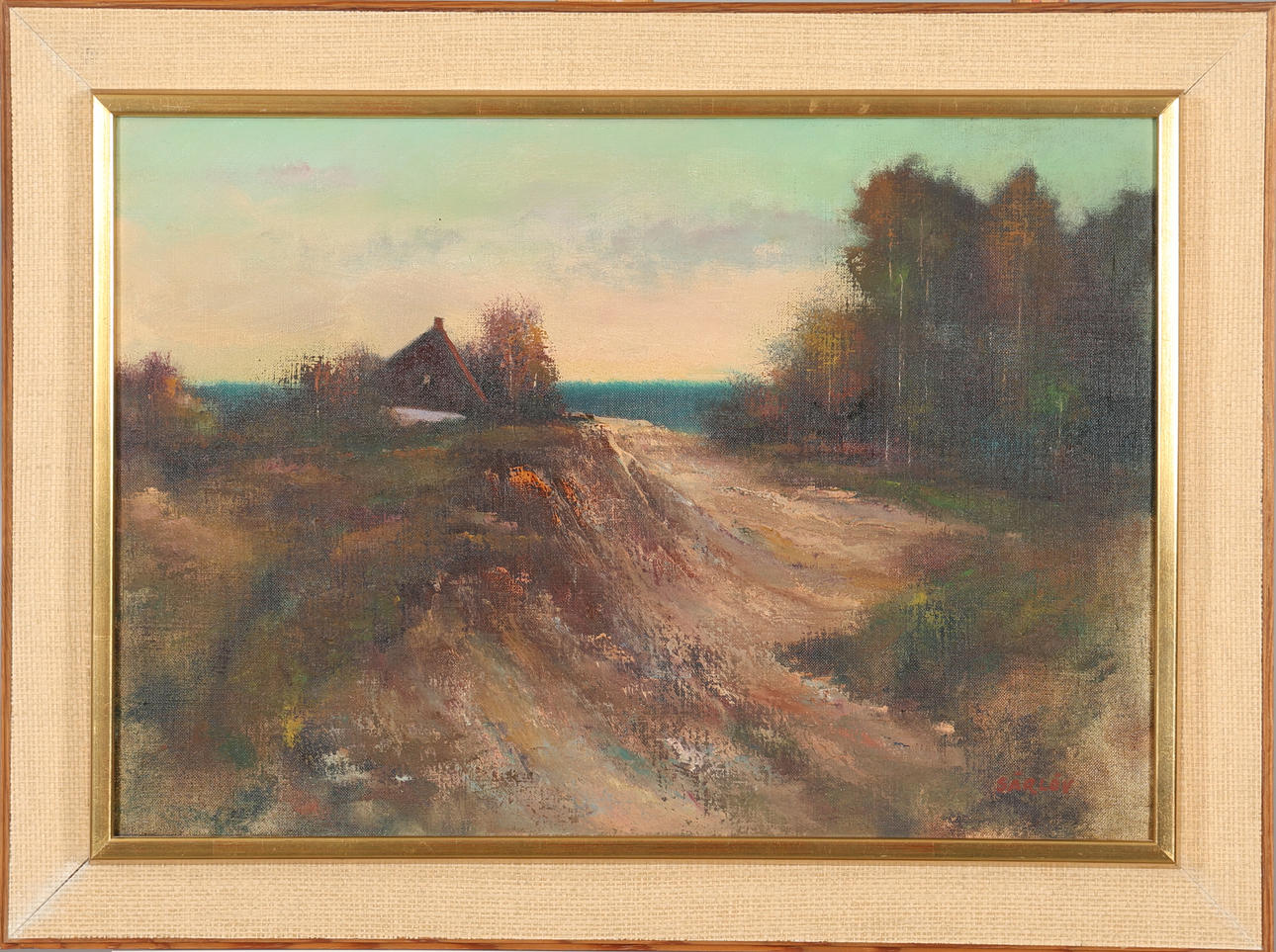 MALTE SÄRLÖV. OIL ON CANVAS, signed.