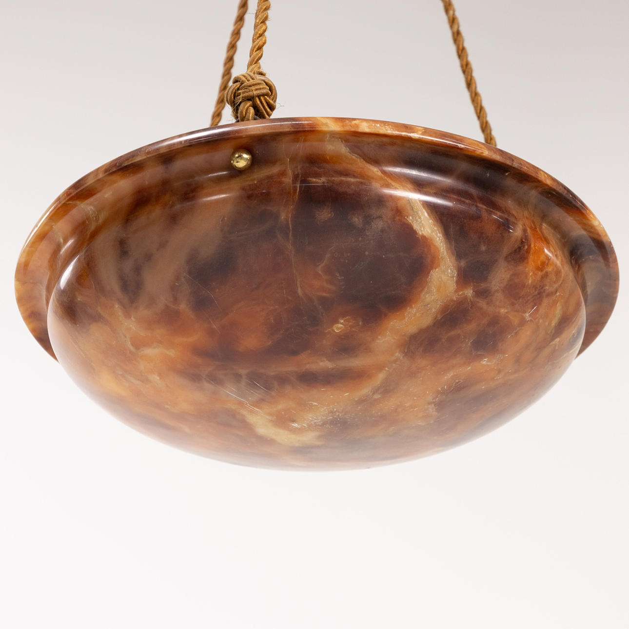 CEILING LAMP, alabaster, Ø 40 cm.