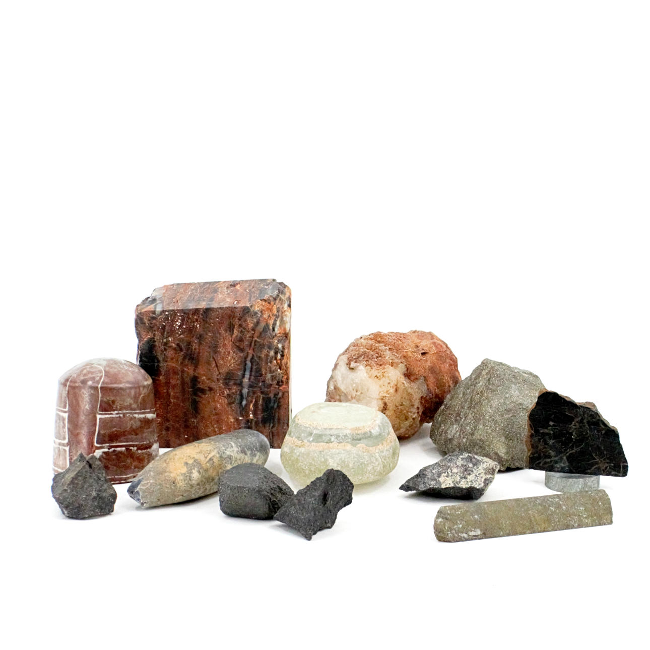 MALMER och STEN, olika sorter och storlek.