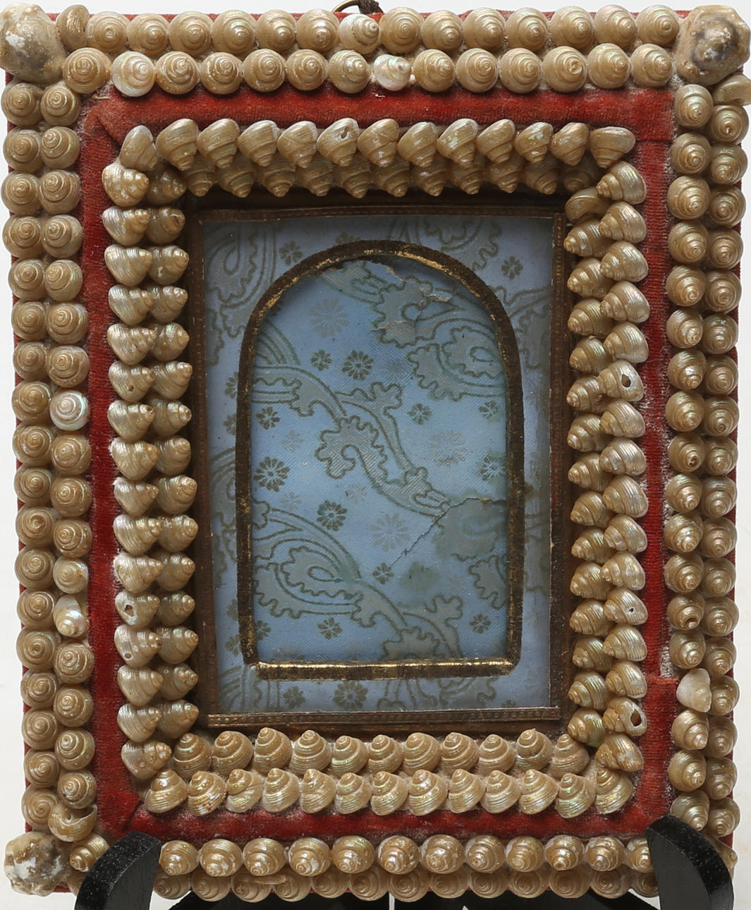 Frame, probably seamen's work, shells, early 20th century.
