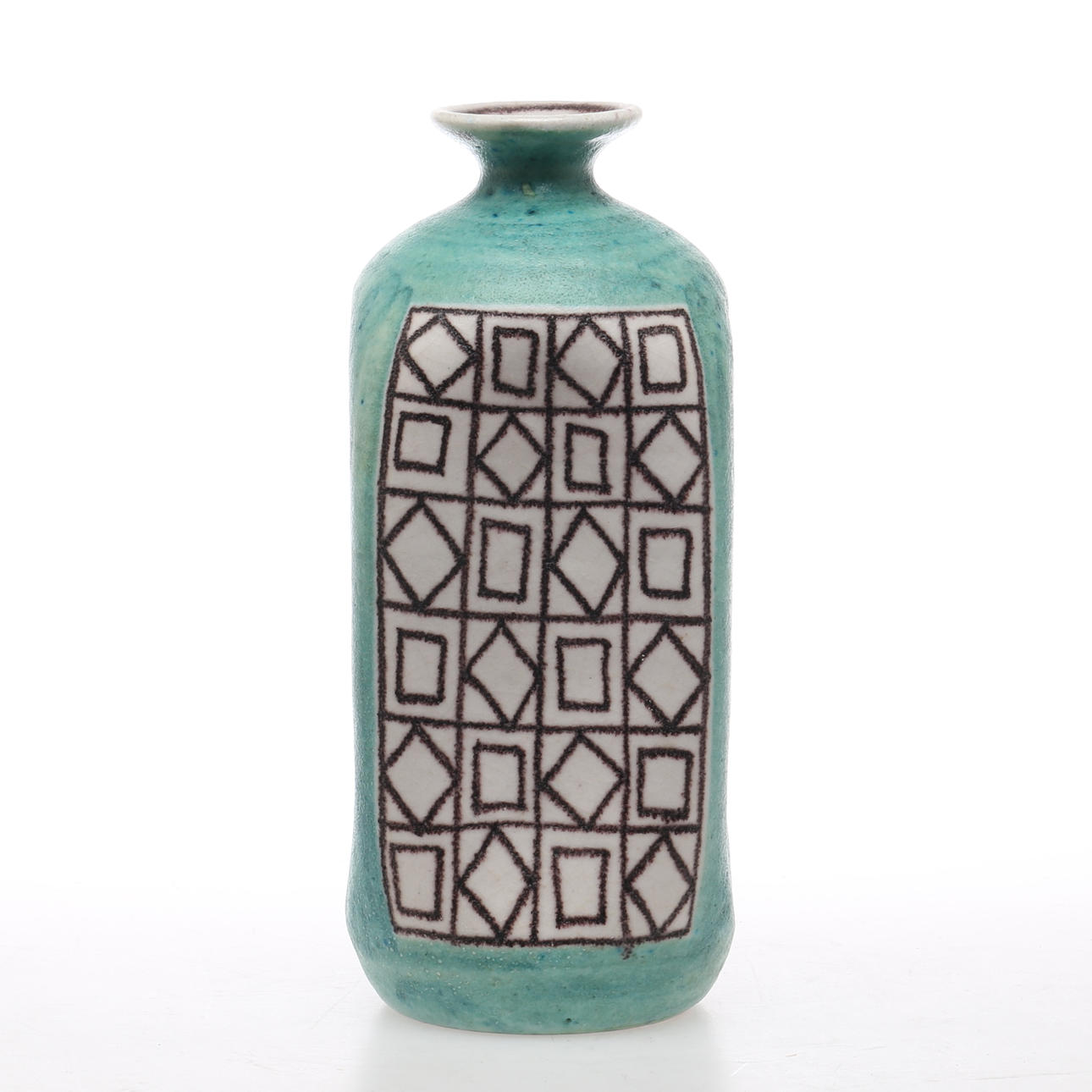 GUIDO GAMBONE. VAS, keramik, Italien, signerad, 1950-/1960-tal.