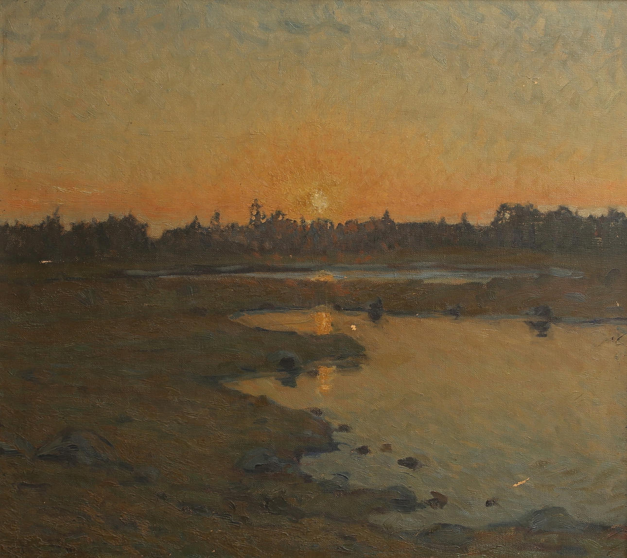 RAGNAR SWAHN. Oil on canvas, signed.