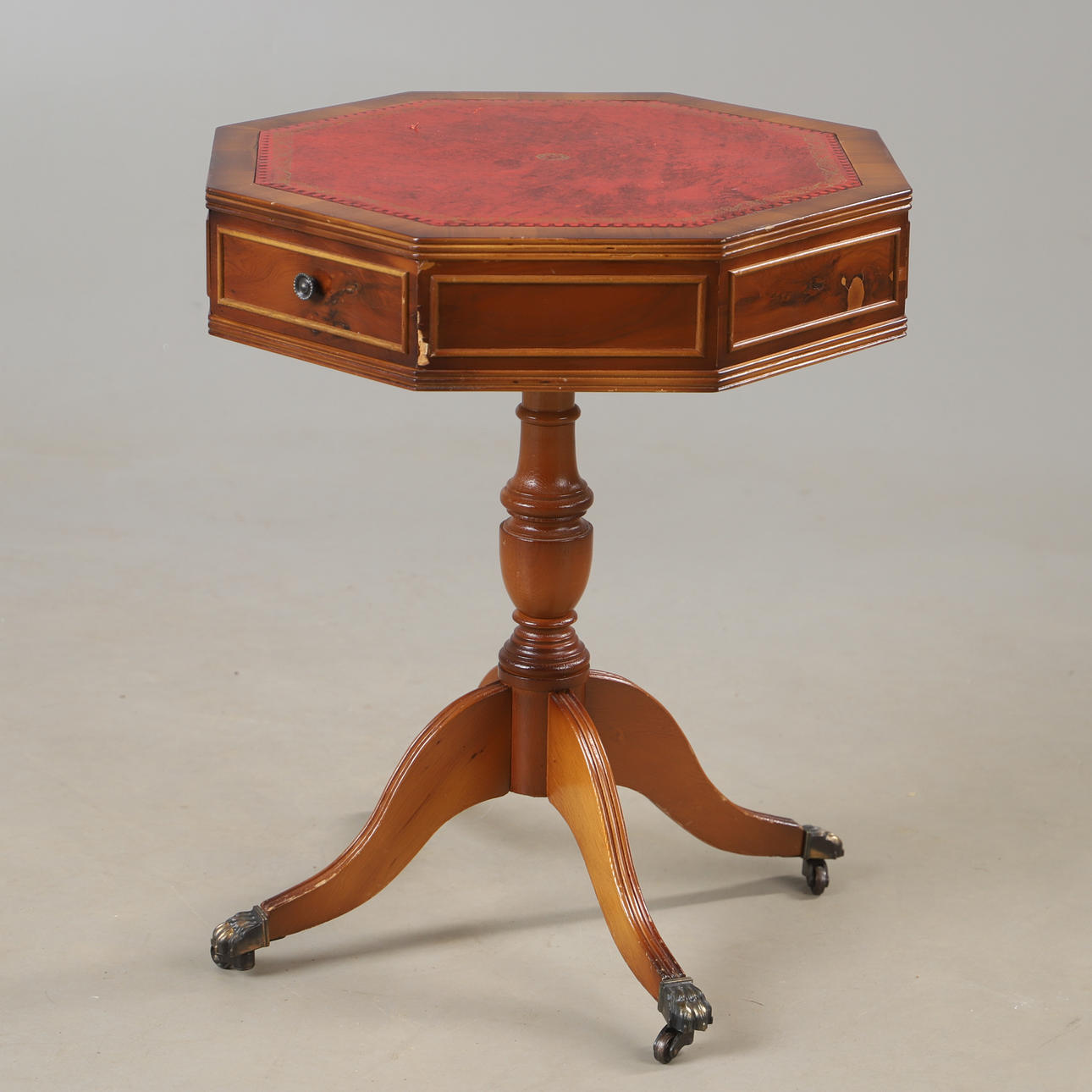 SIDE TABLE, yew, English style.