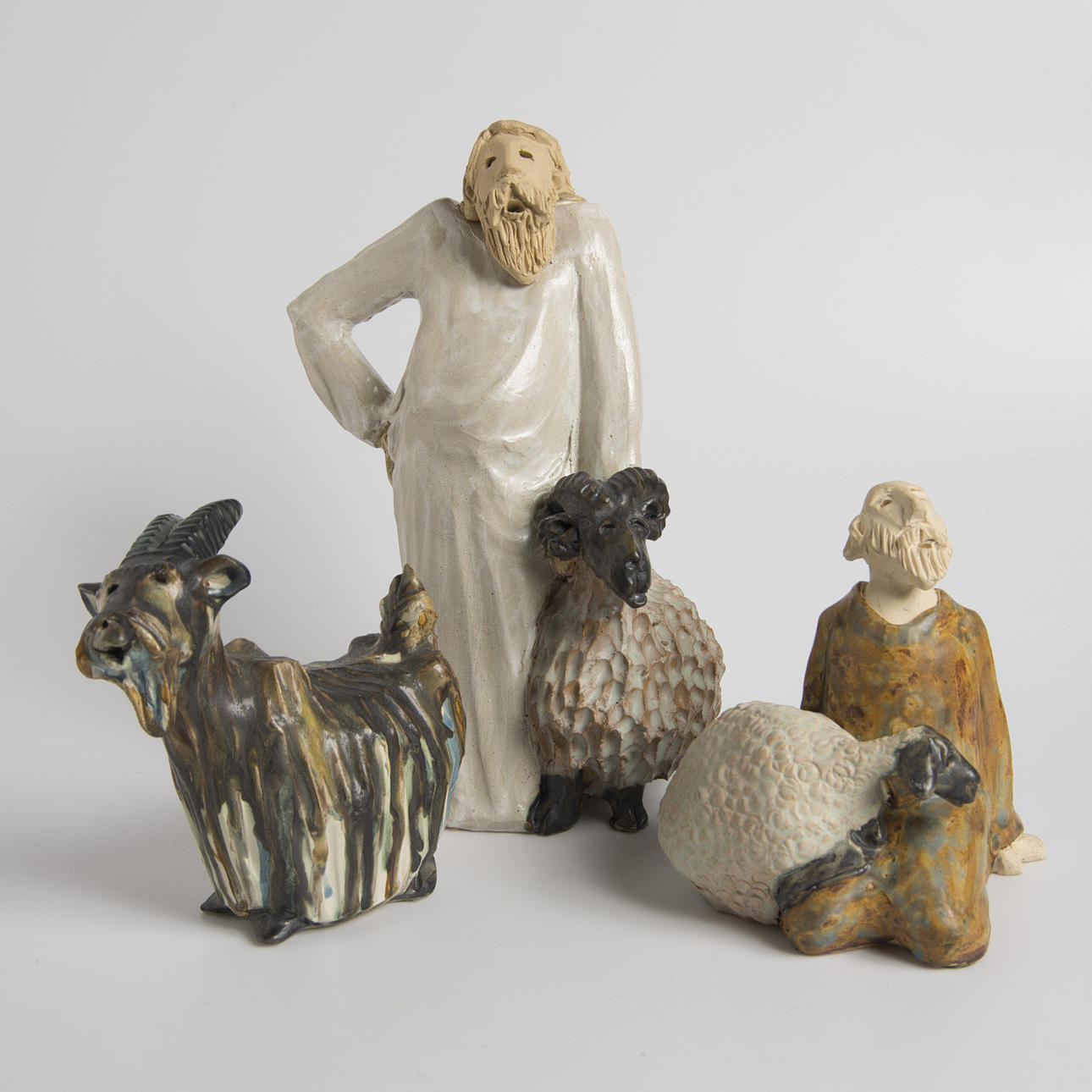 FIGURINER, 3 stycken, Klase Jr, Höganäs.