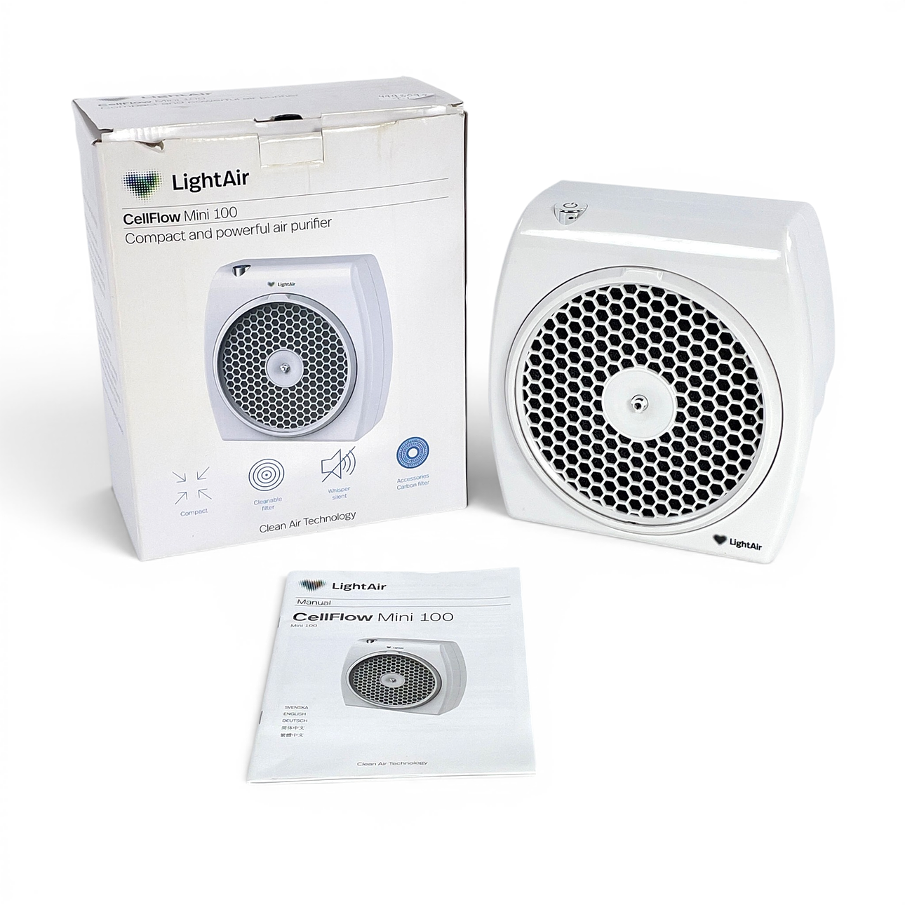 LUFTRENARE. LightAir CellFlow Mini 100, i originalförpackning.