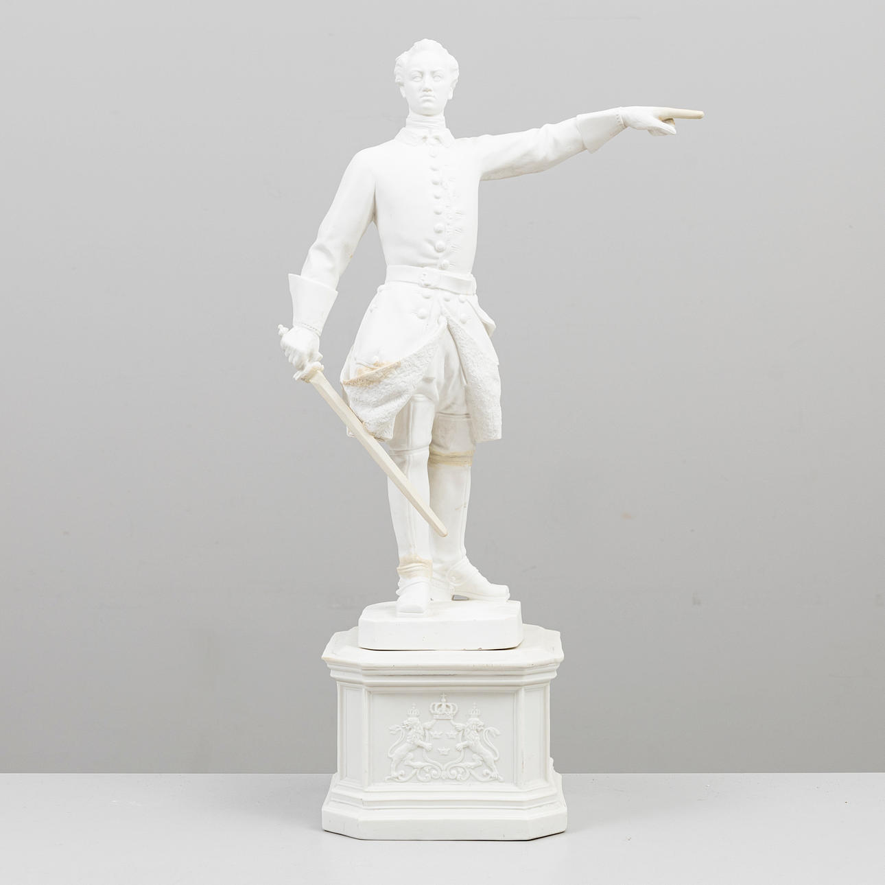 FIGURIN, parian, Karl XII, Rörstrand.