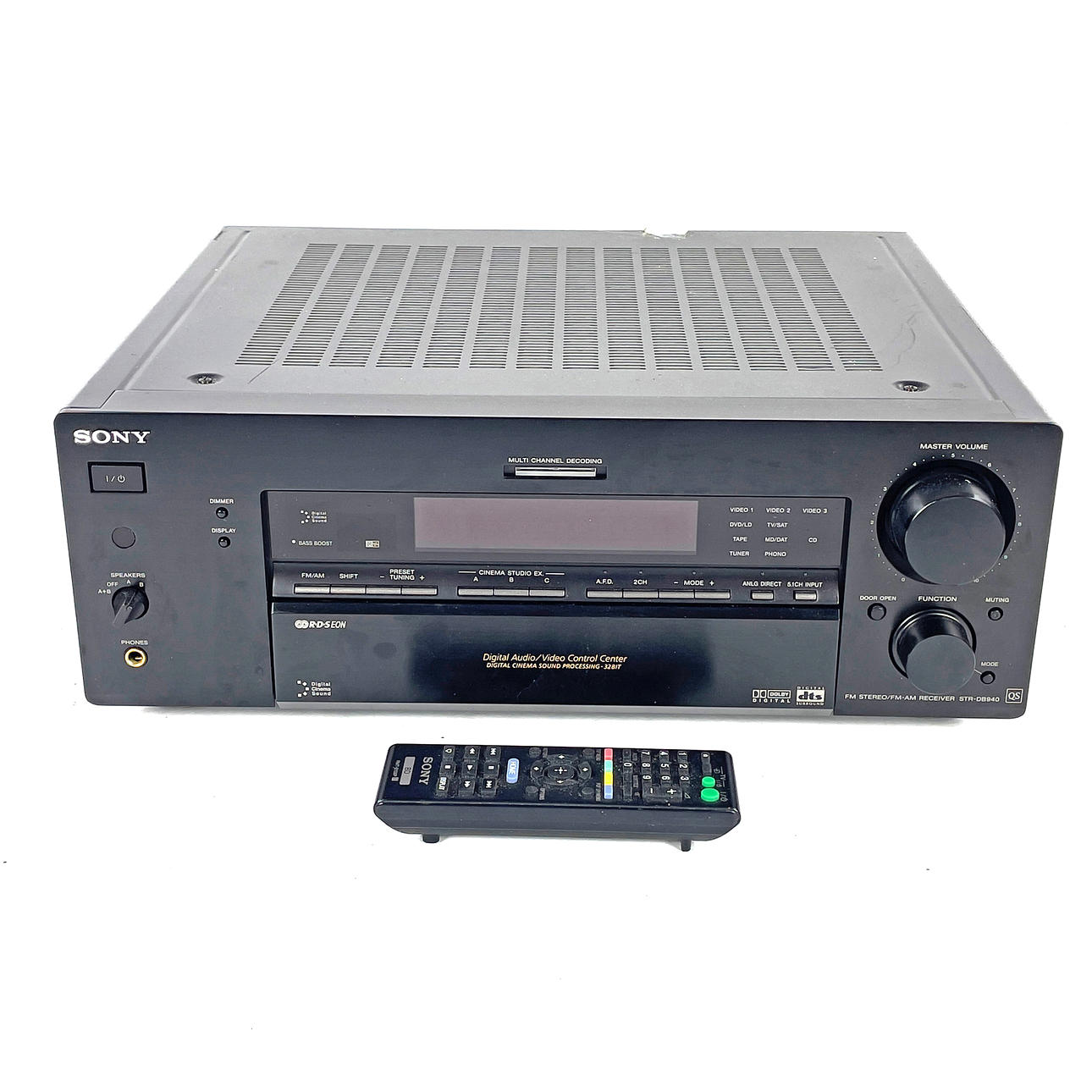 RECEIVER. Sony STR-DB940, QS series, with remote control.