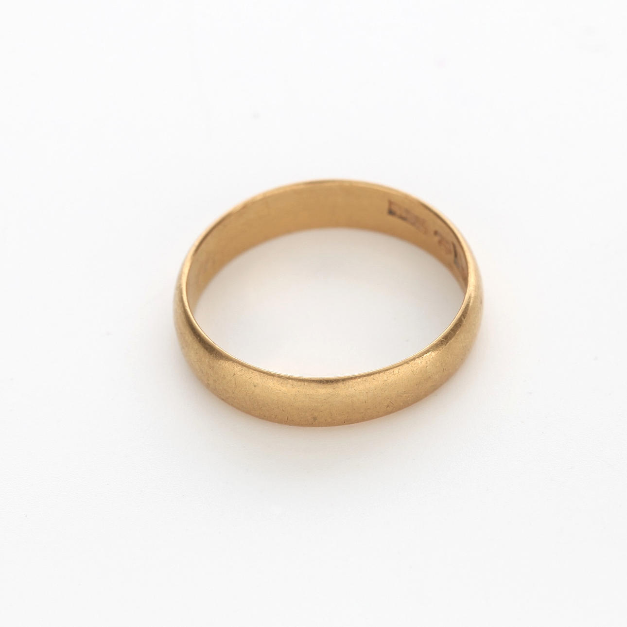 SMOOTH GOLD RING, 23K, 1911.