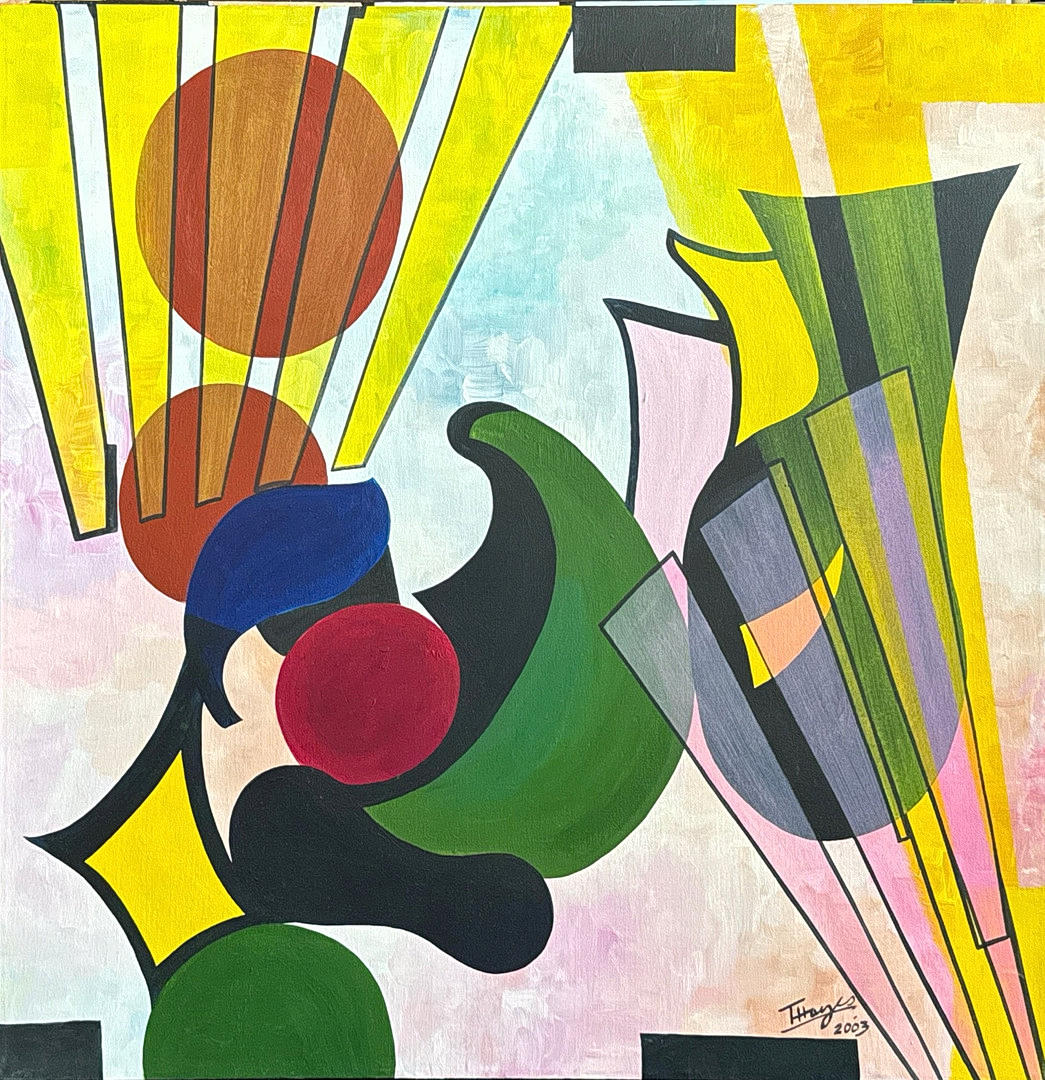 CONTEMPORARY ACRYLIC PAINTING.