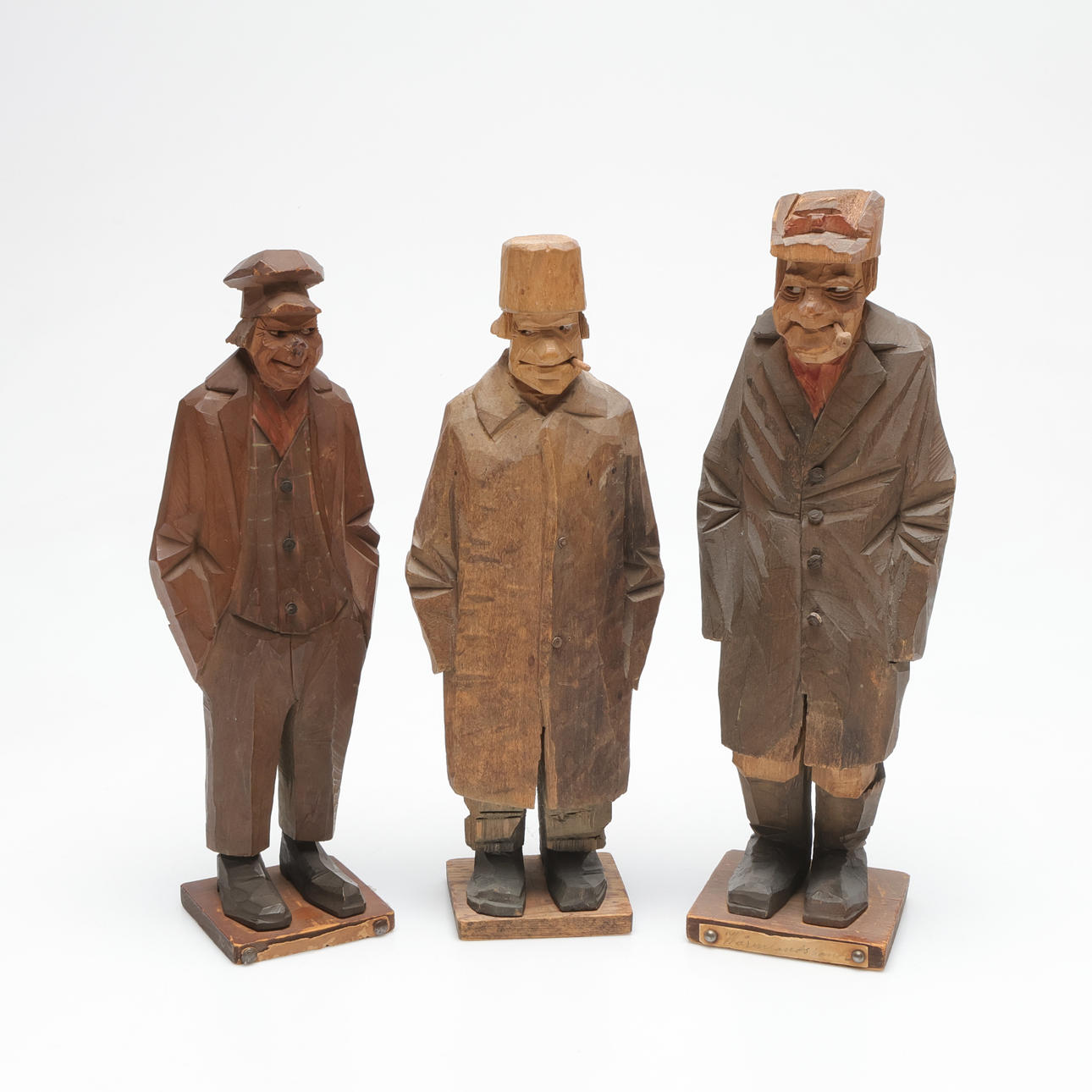 CARL-JOHAN TRYGG. Three sculptures, signed.