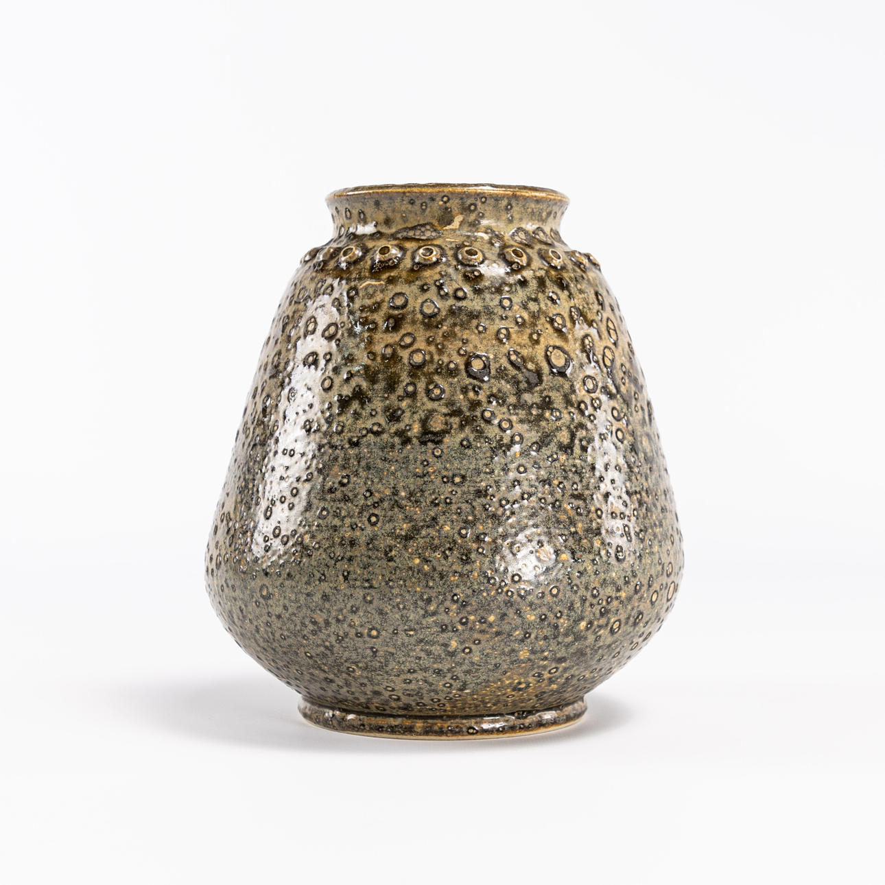 Vase, stoneware, signed, Höganäs.