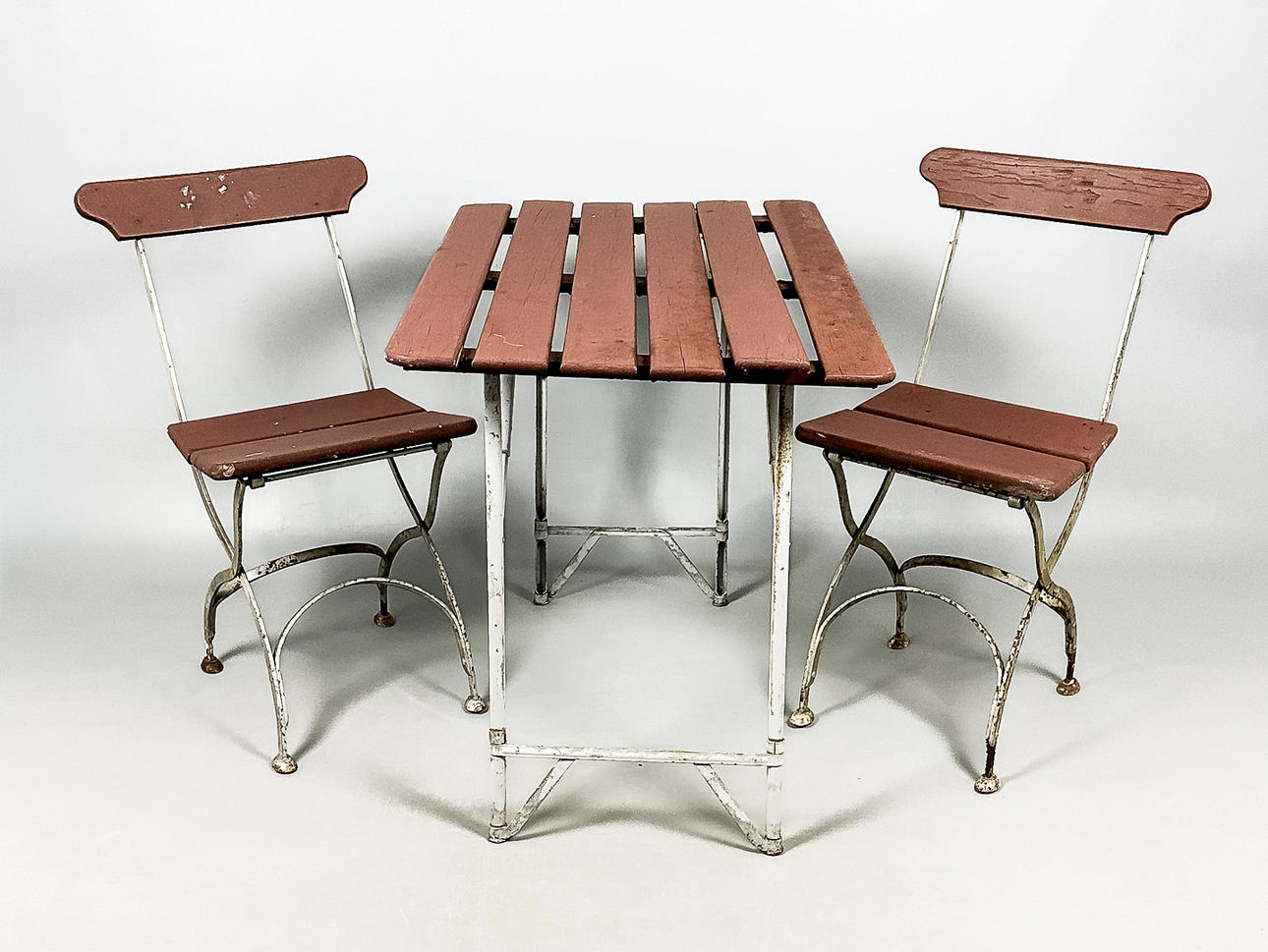 TRÄDGÅRDSGRUPP, 3 delar, 1900-talets början.