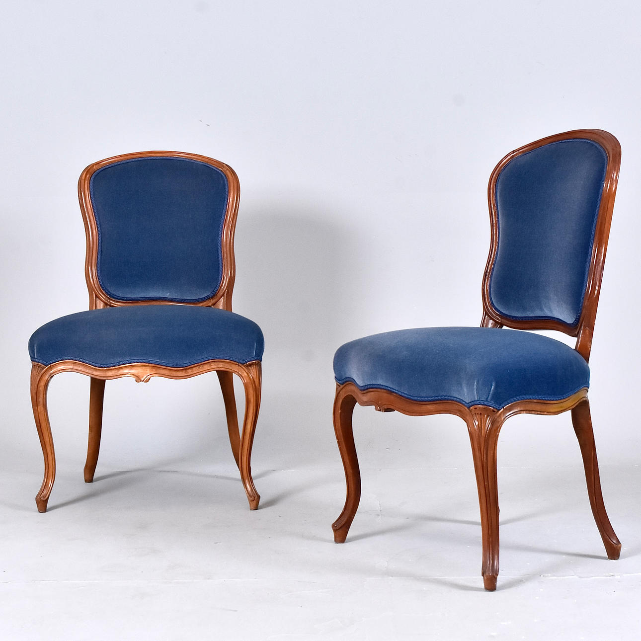 CHAIRS, 1 pair, cut and bonded beech.