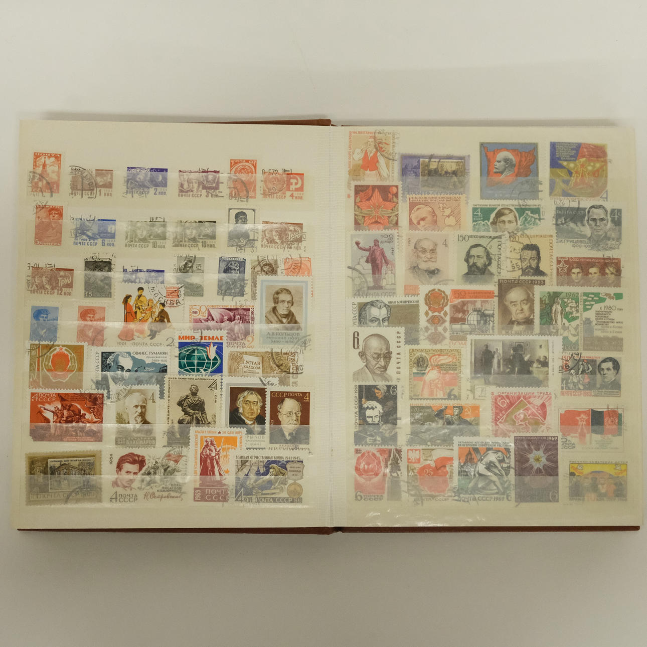 5 STAMP ALBUMS.