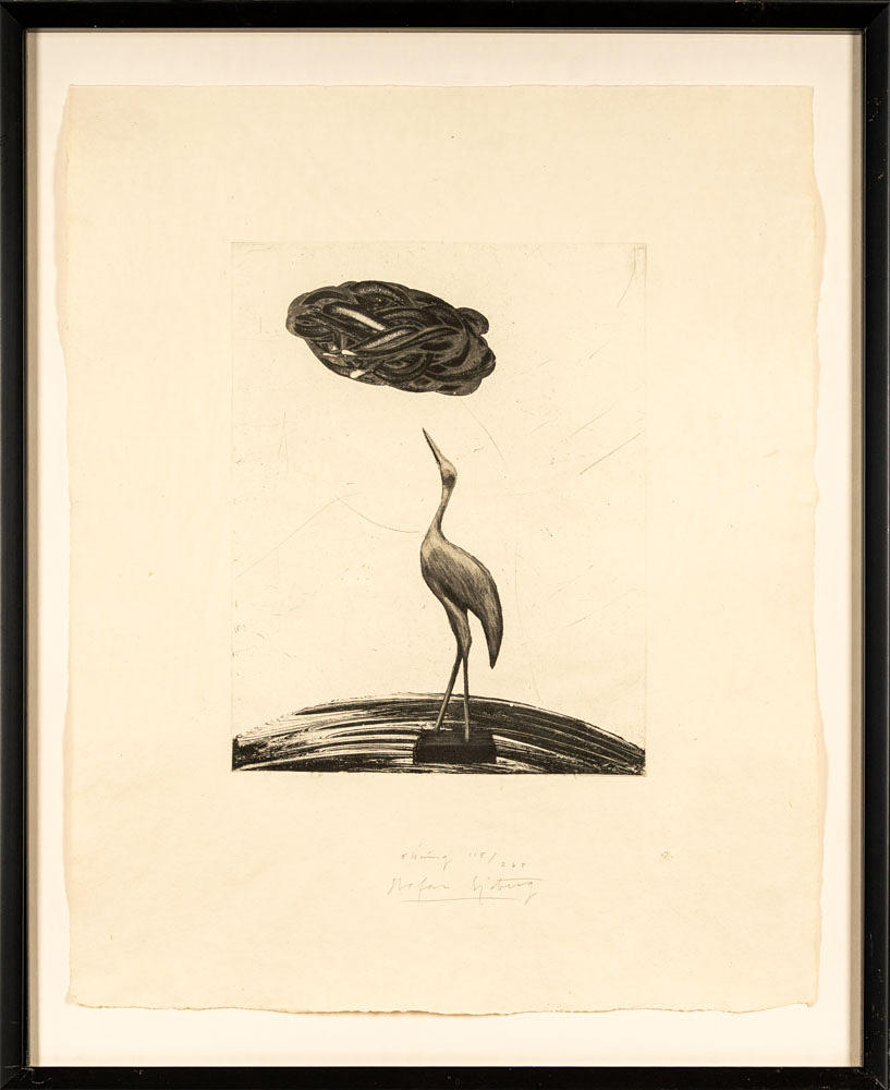 STEFAN  SJÖBERG. Etching.