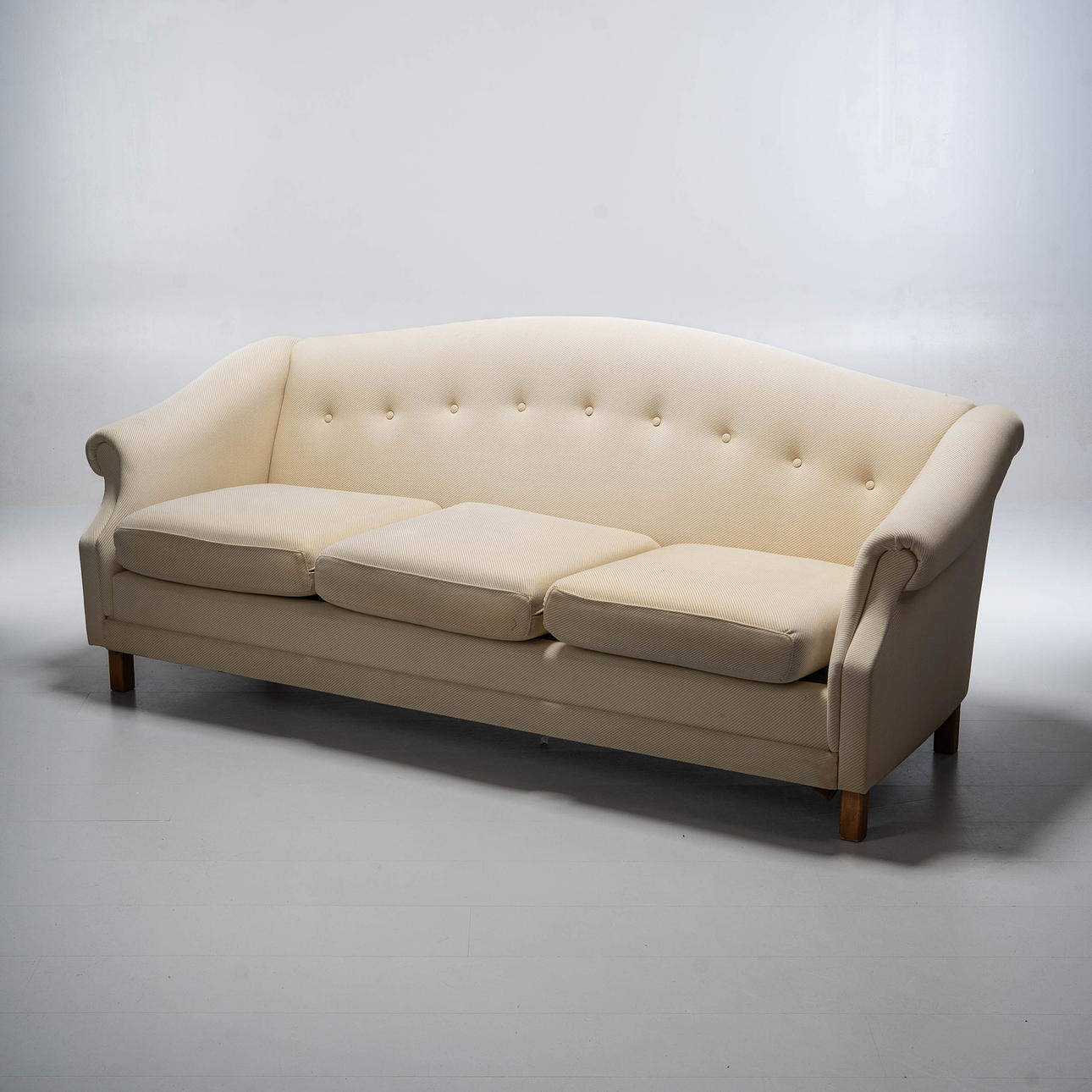 SOFFA, Textil & teak 1970-tal.