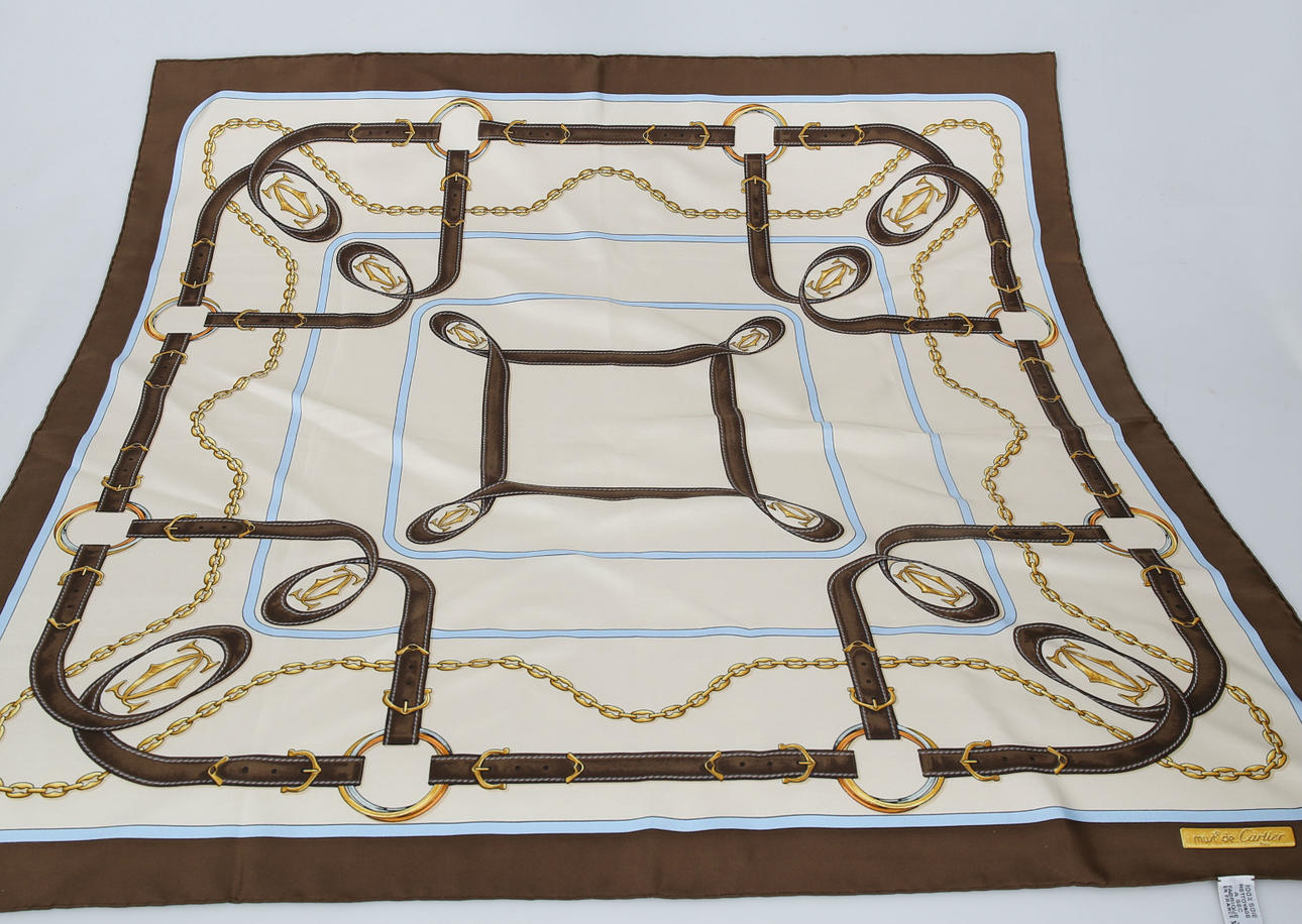 SCARVES, siden, Cartier, 1900-talets andra hälft.