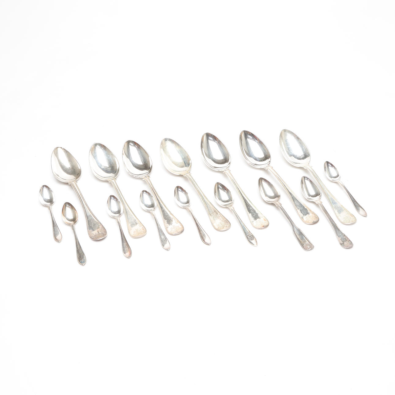 BESTICK, skedar, silver, vikt ca 580gram.