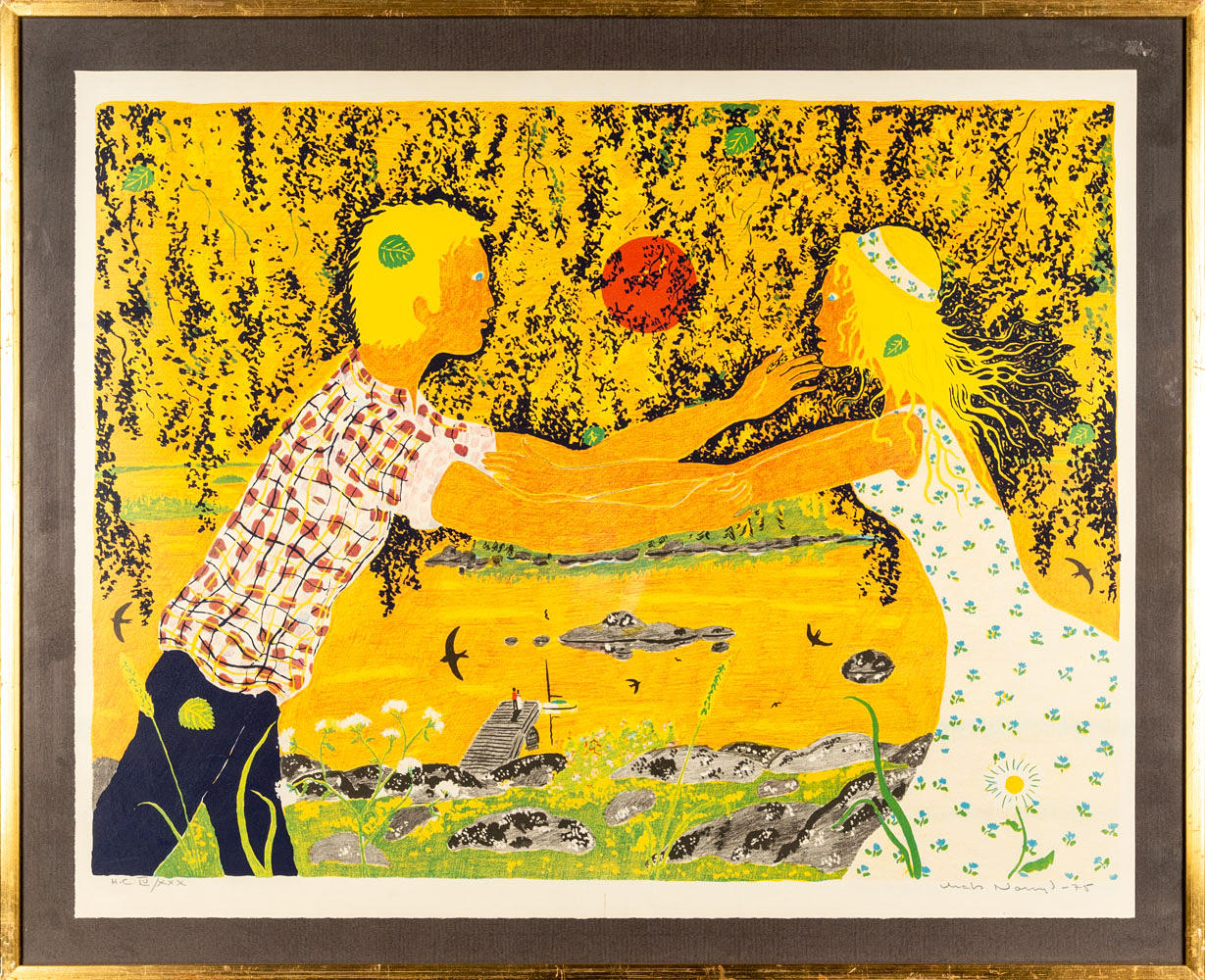 MATS NORRYD. Color lithography.