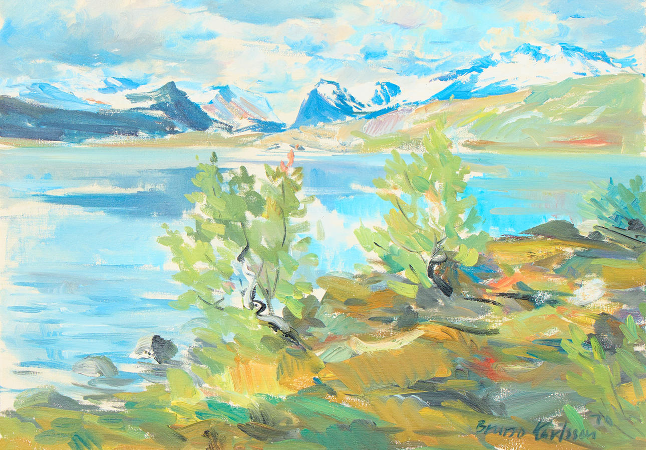 BRUNO KARLSSON. Northern landscape.