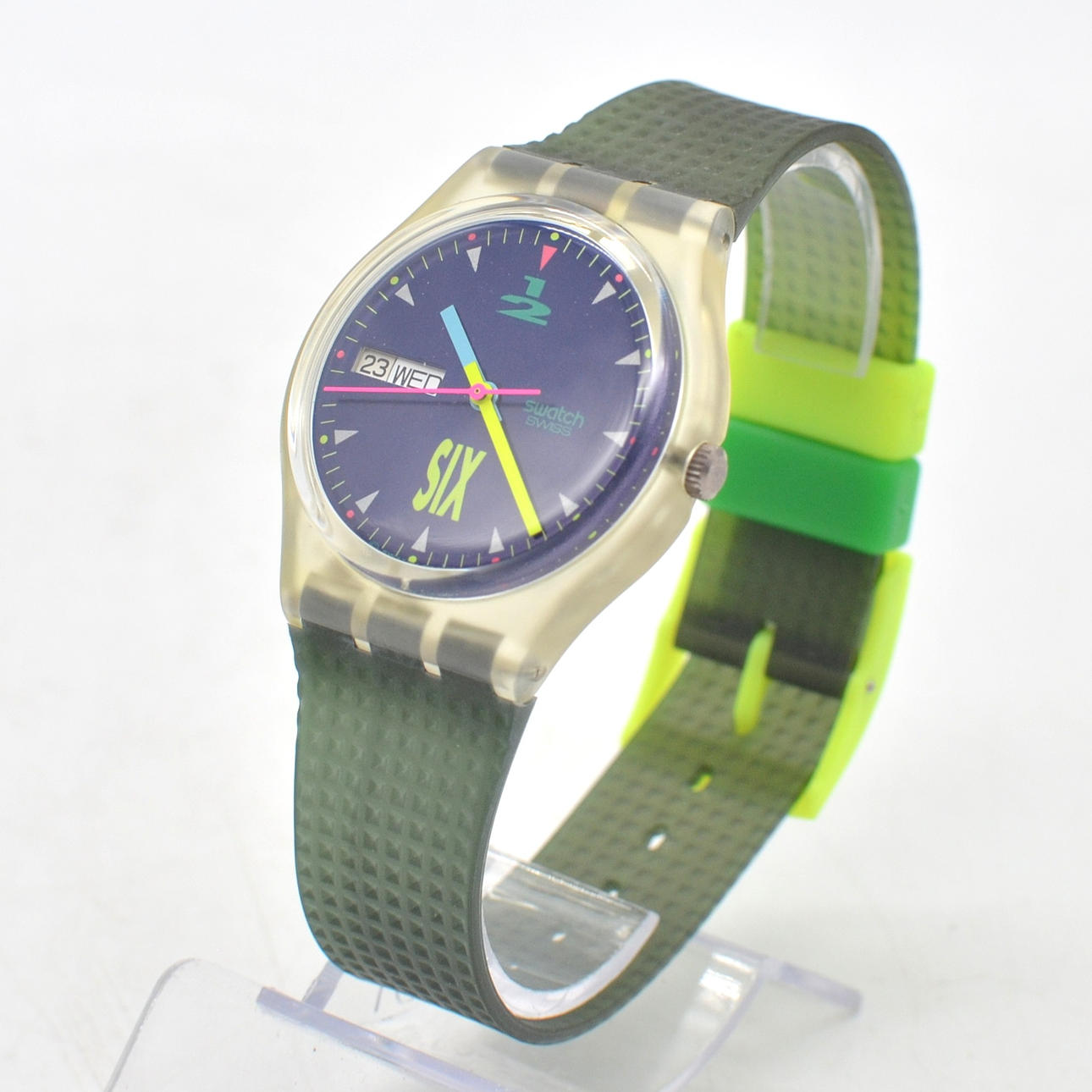 Swatch Watch - GK700 - GIRO SWATCH, GIRO, GK700, WRISTWATCH, 1991, ETA QUARTZ MOVEMENT  main image 2