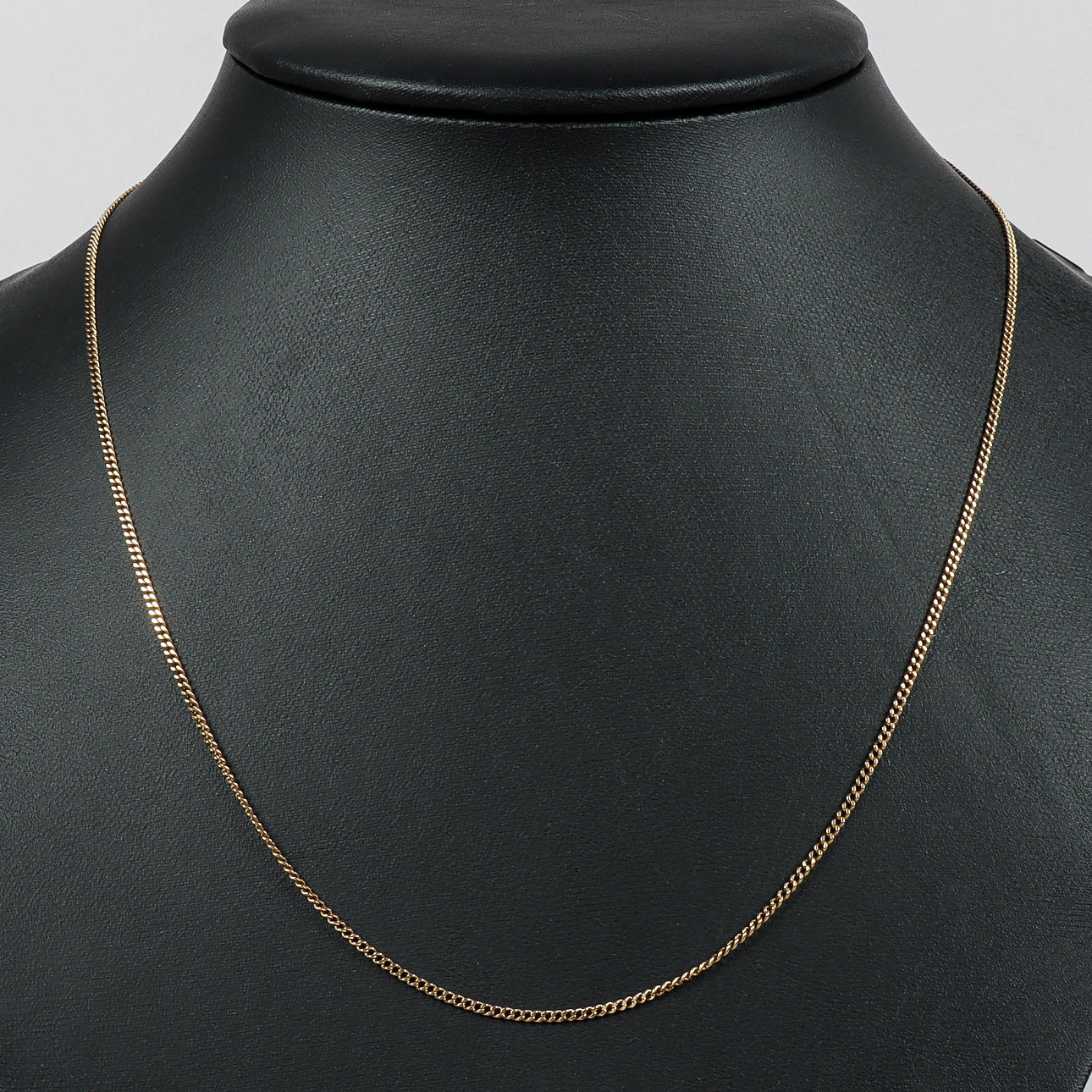 HALSKEDJA pansarlänk, 18k guld.