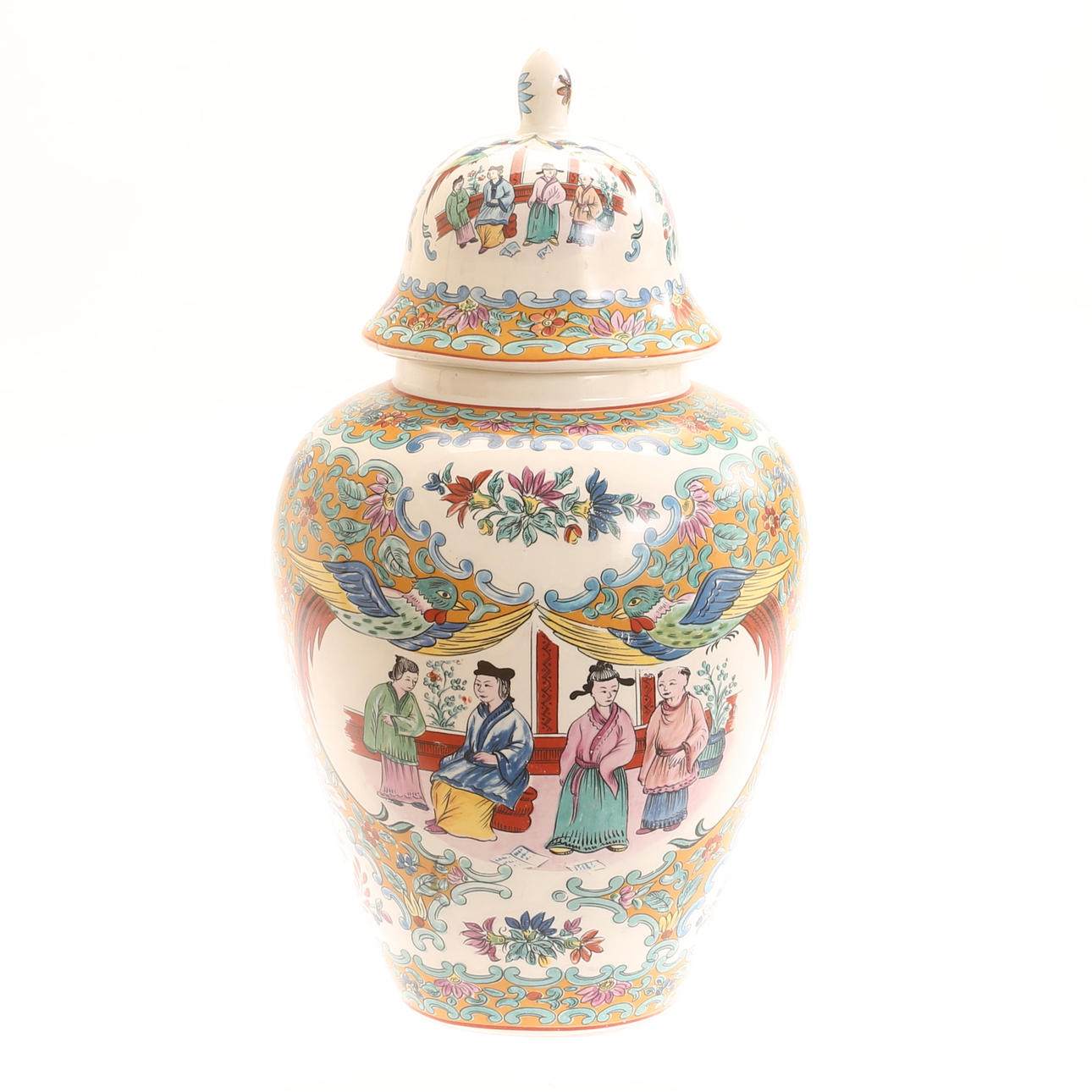 LOCKURNA, porslin, Kina 1900-tal.