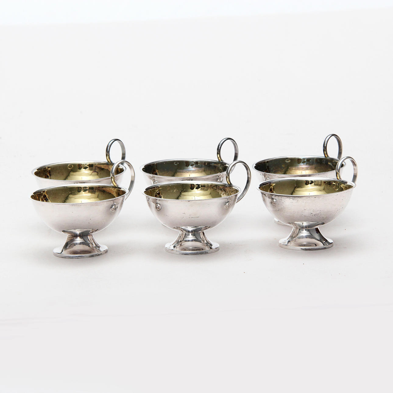 PUNCH CUPS 6 pcs, silver.