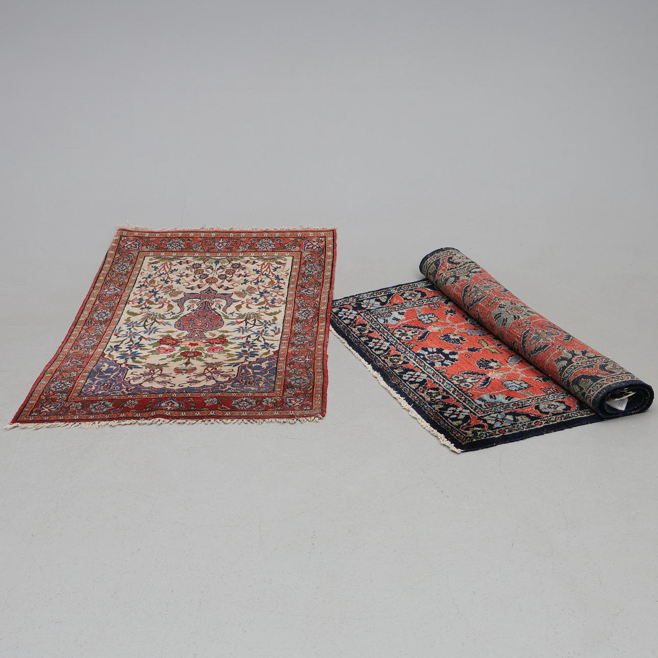 ORIENTAL CARPETS. 2 pcs, hand-knotted.