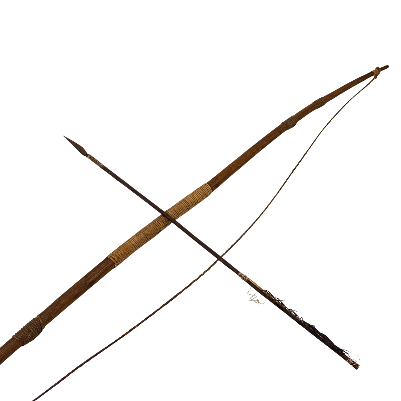 HANDMADE BOW AND ARROW.