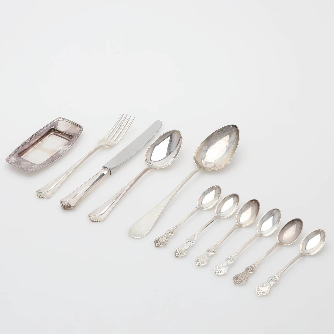 DAVID ANDERSEN, bestick, 10 delar, silver, Norge.