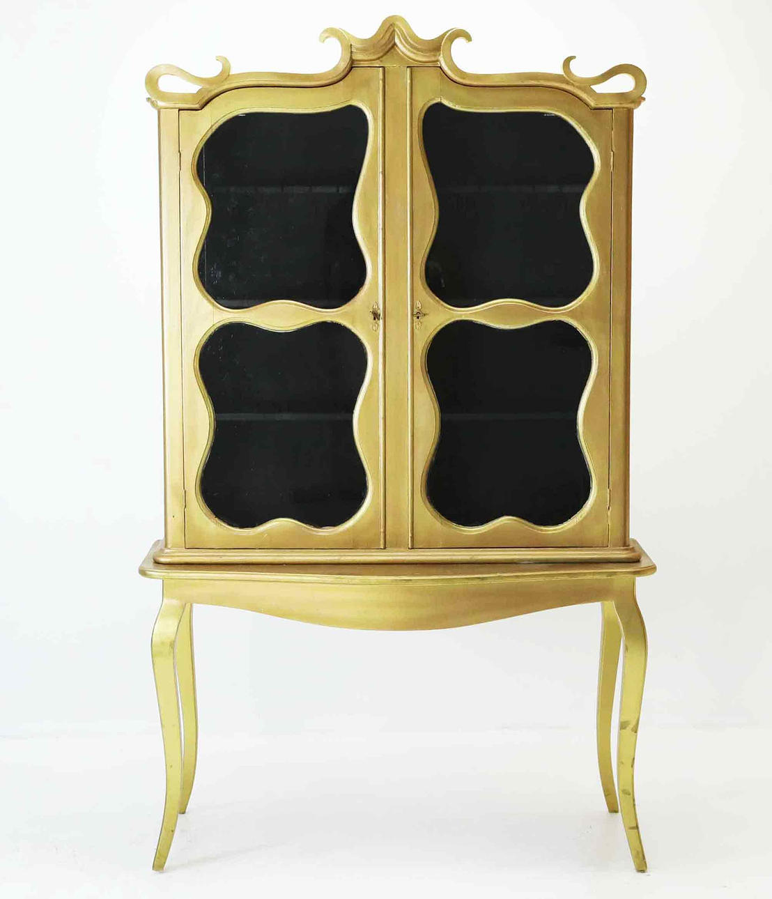 A 20th century display cabinet.