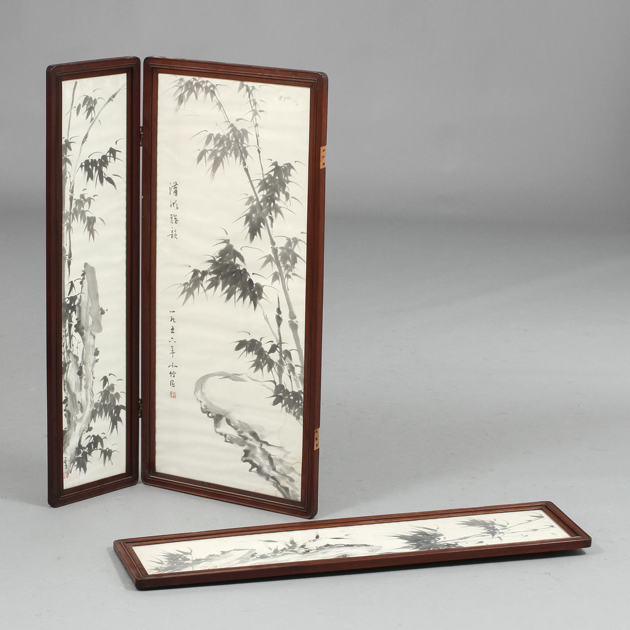 SKÄRM, 3 delar, Kina, 1900-talets första hälft.