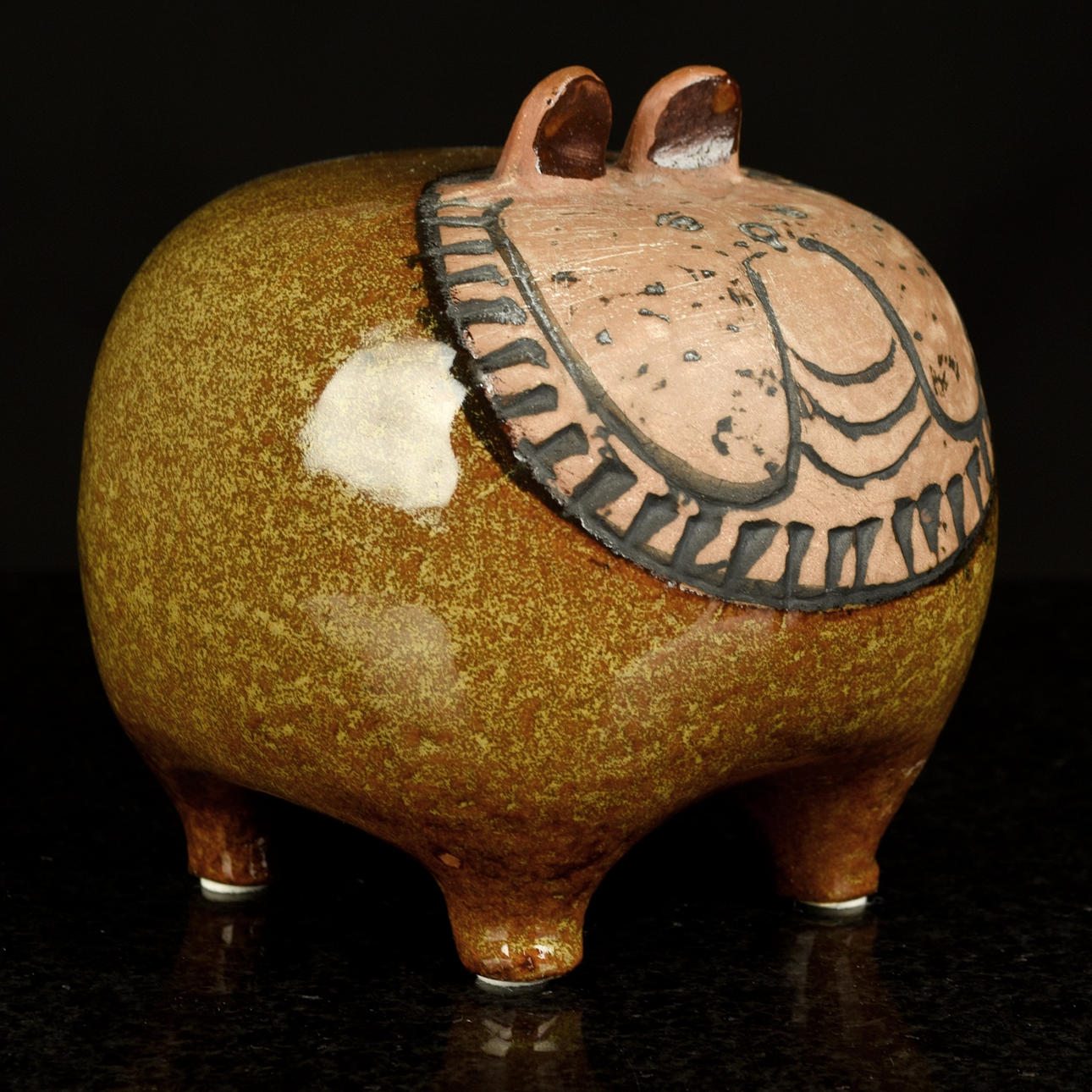 LISA LARSON. Figurine, “Bulldog”, from the series “Stora Zoo