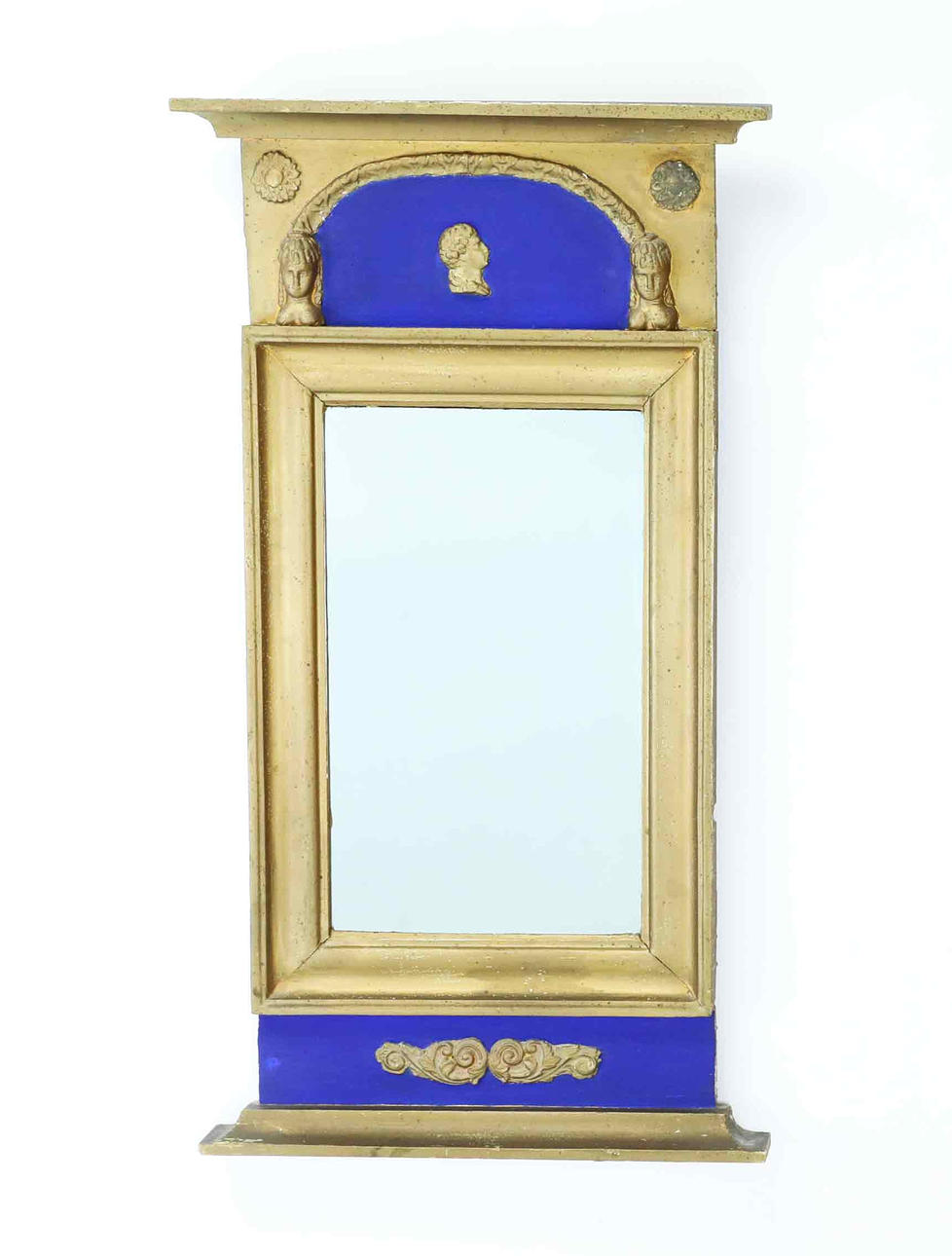 A 19th century Empire style mirror.