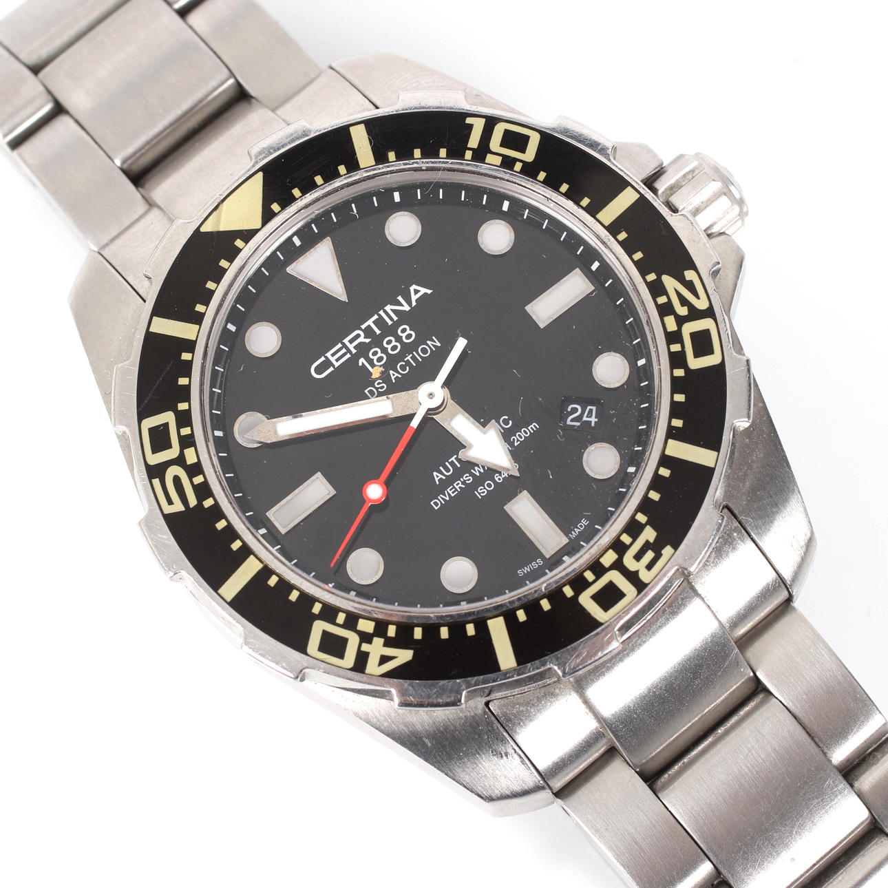 ARMBANDSUR, stål, Certina DS Action Automatic. 2010-tal.