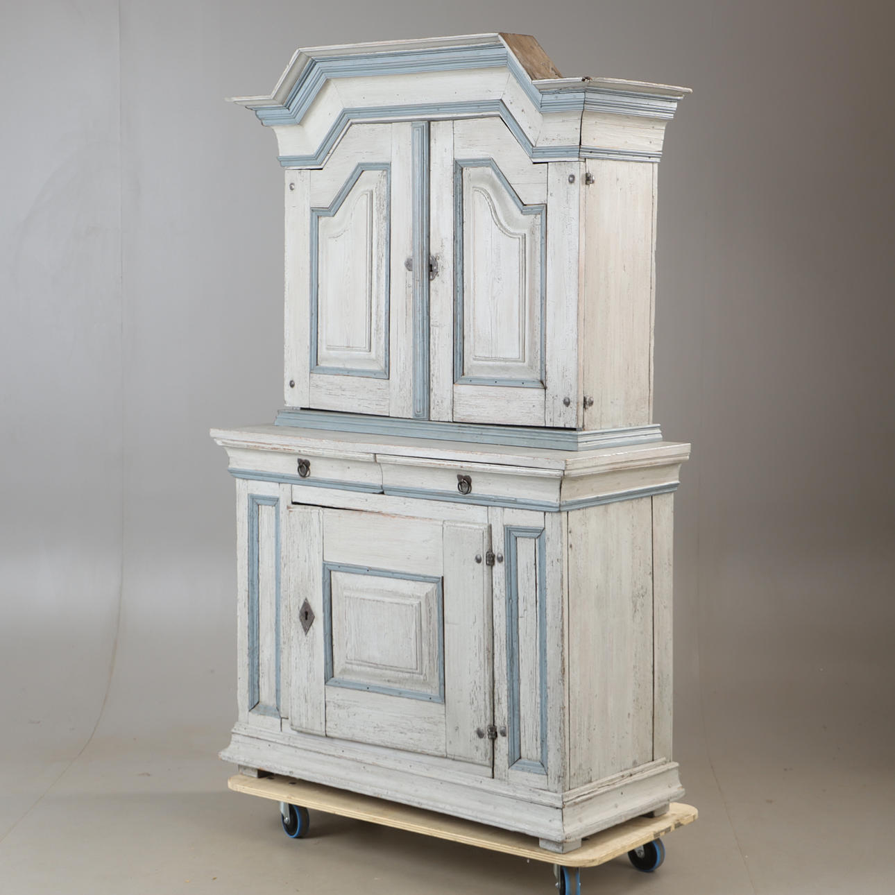 CABINET, painted, allmoge.