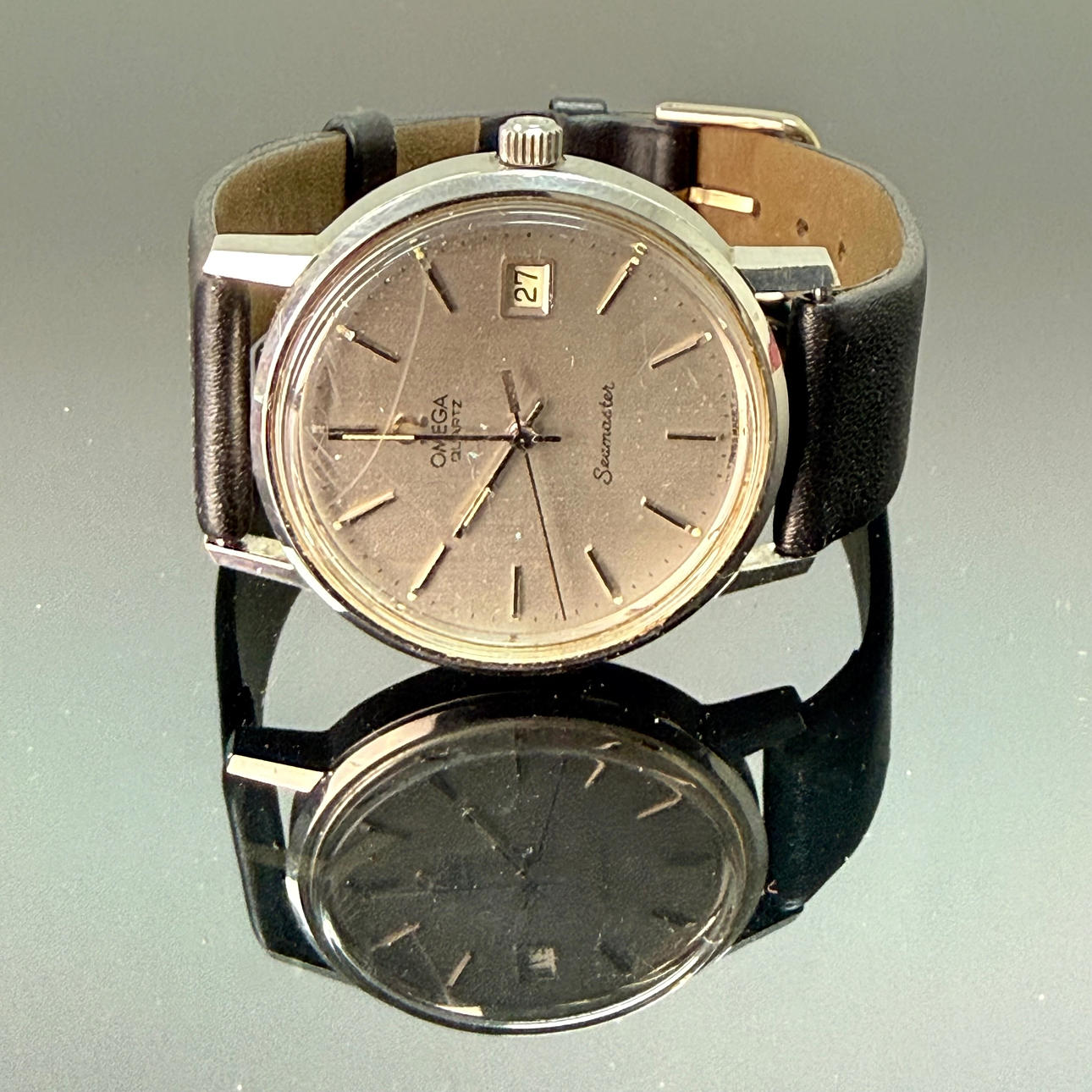 ARMBANDSUR - Herr, Omega Seamaster, Stål, quartz.